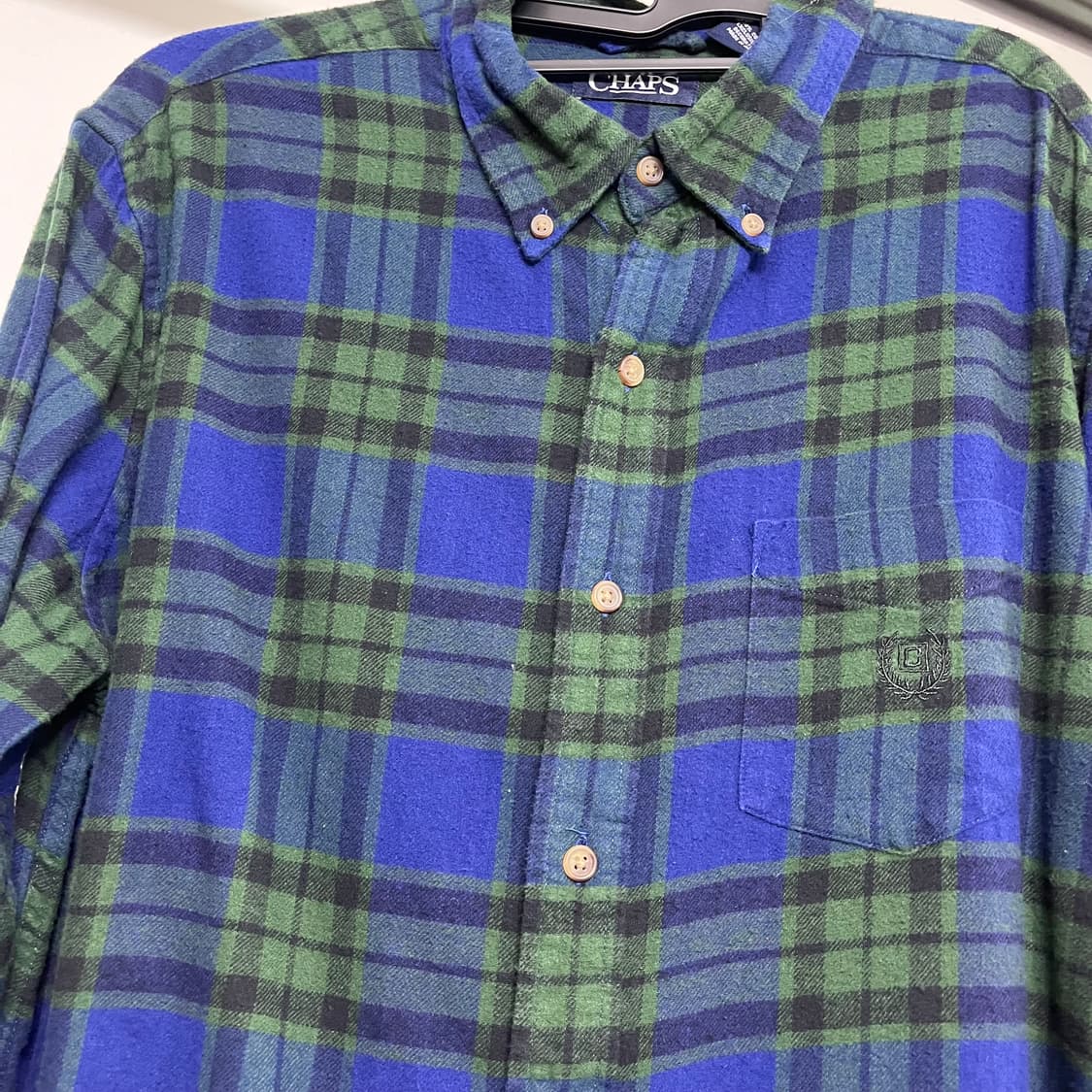 90s  CHAPS FLANNEL 플란넬 셔츠 상품이미지4
