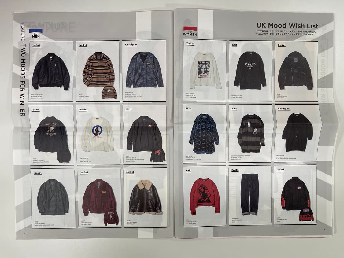 히스테릭글래머 시즌 매거진 브로셔 B 세트 HYSTERIC GLAMOUR 상품이미지4