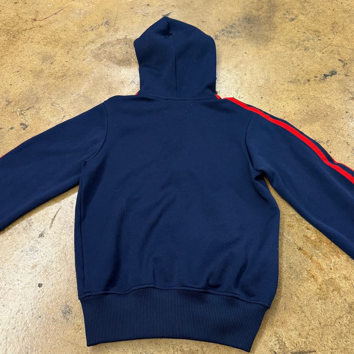 아디다스 네이비 레드 후플 후드집업 플락 져지  상품이미지4