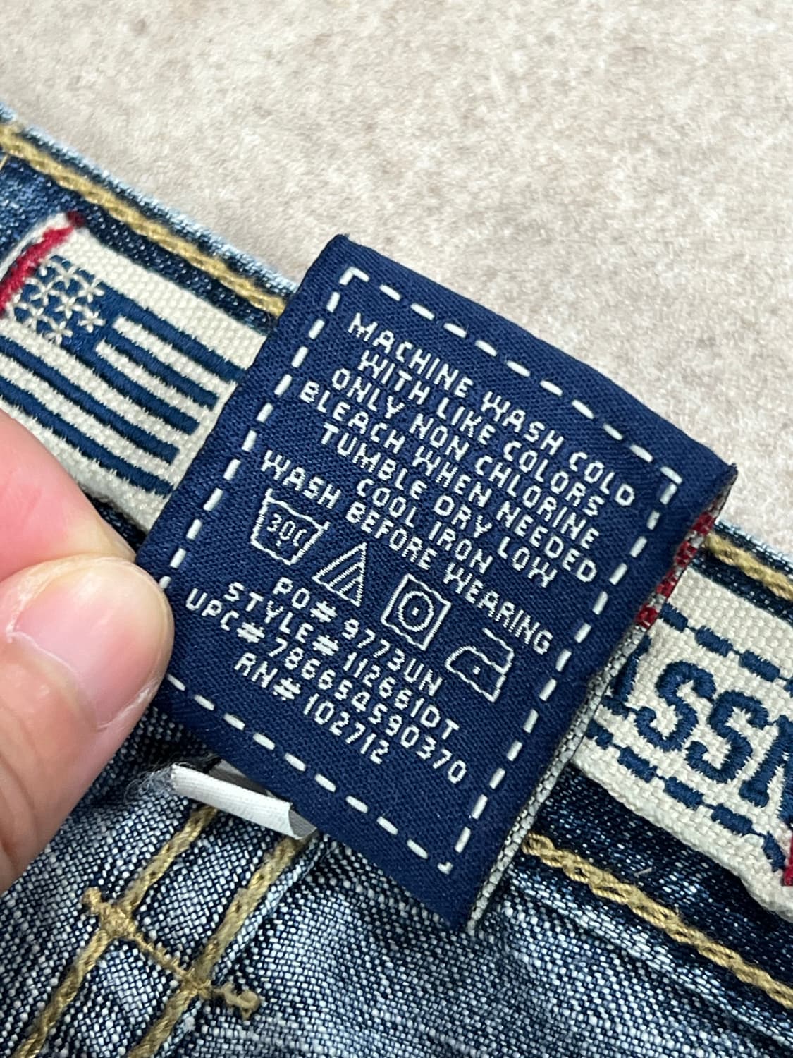 U.S POLO ASSN 카펜터 중청 데님 팬츠 상품이미지5