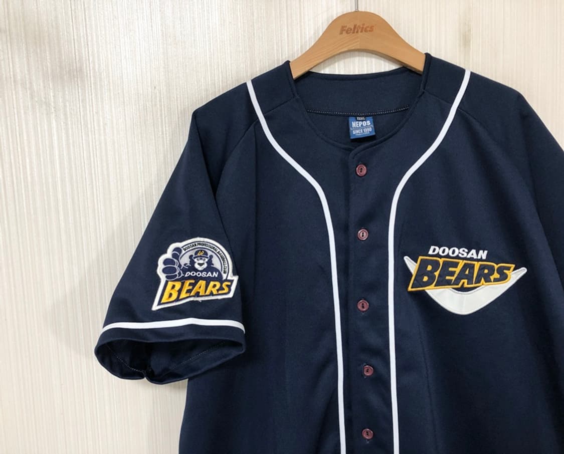 KBO 두산베어스 올드반달 원정유니폼/져지 XXXL 상품이미지7