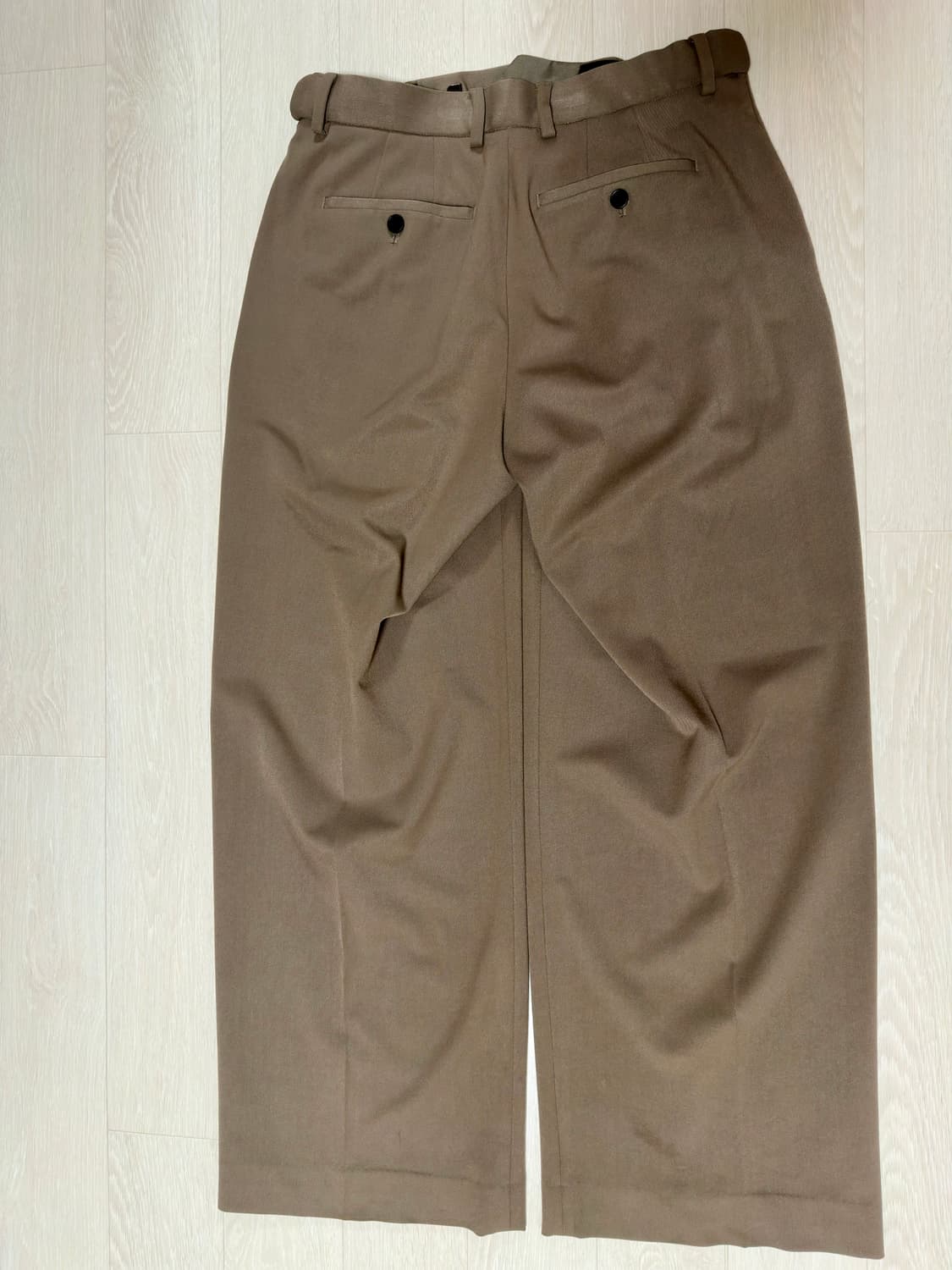 무신사 슈퍼 와이드 히든 밴딩 슬랙스 상품이미지4