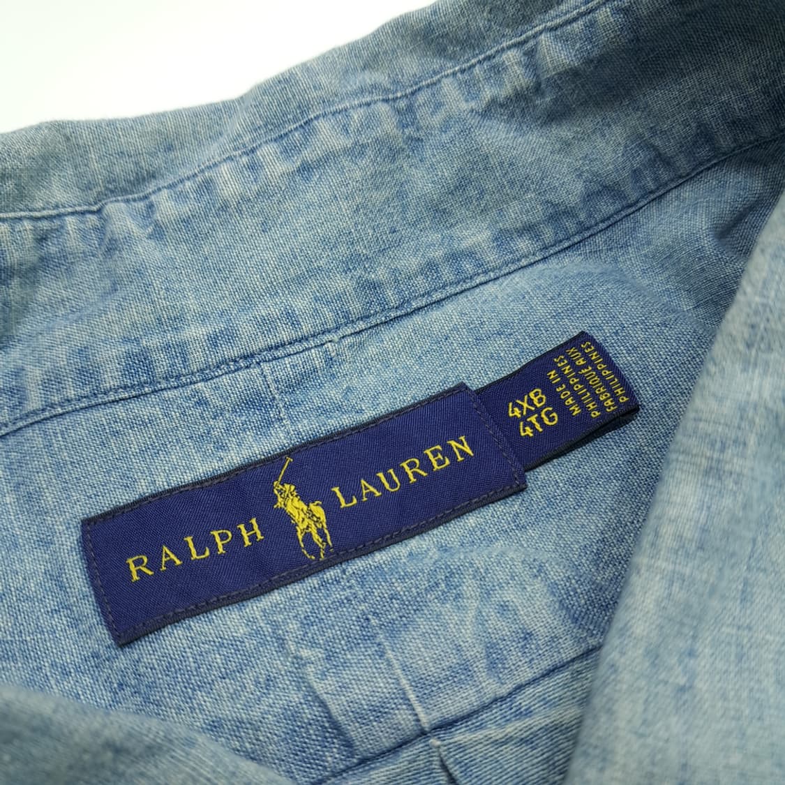 CN740 4XB 폴로 랄프로렌 샴브레이 긴팔 셔츠 남방 상품이미지4