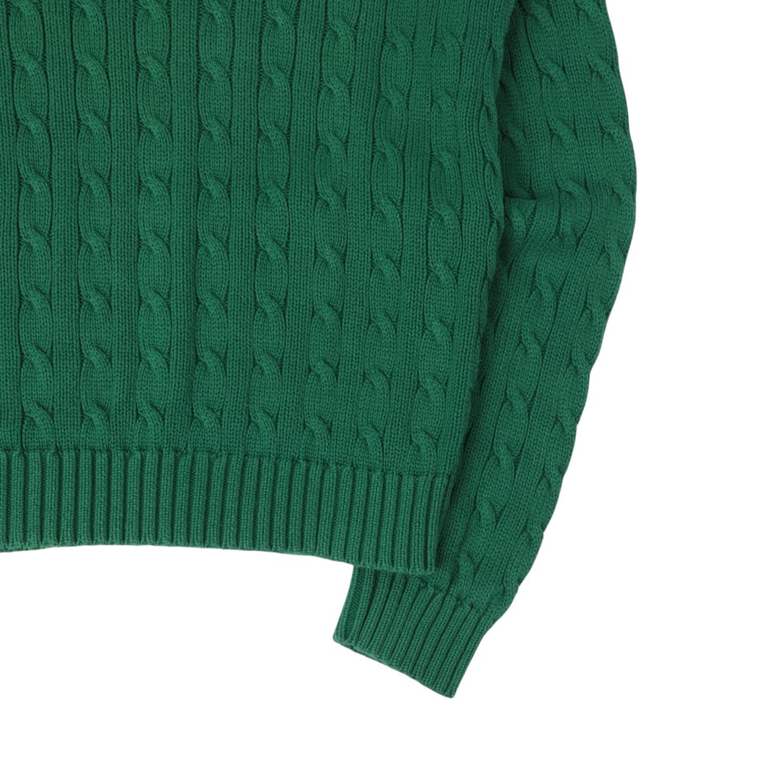 폴로 랄프로렌 포레스트 그린 케이블 니트 상품이미지5