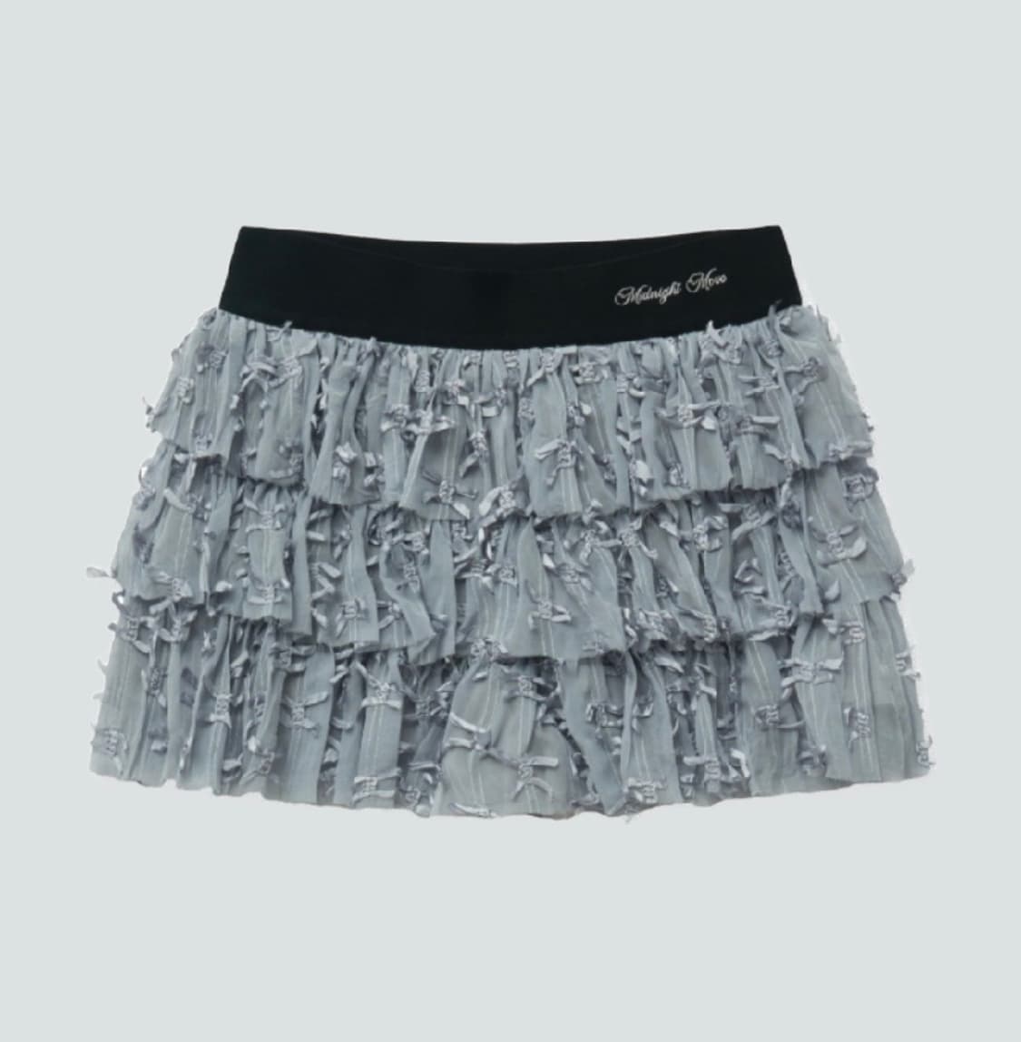 MIDNIGHTMOVE ribbon skirt 상품이미지1