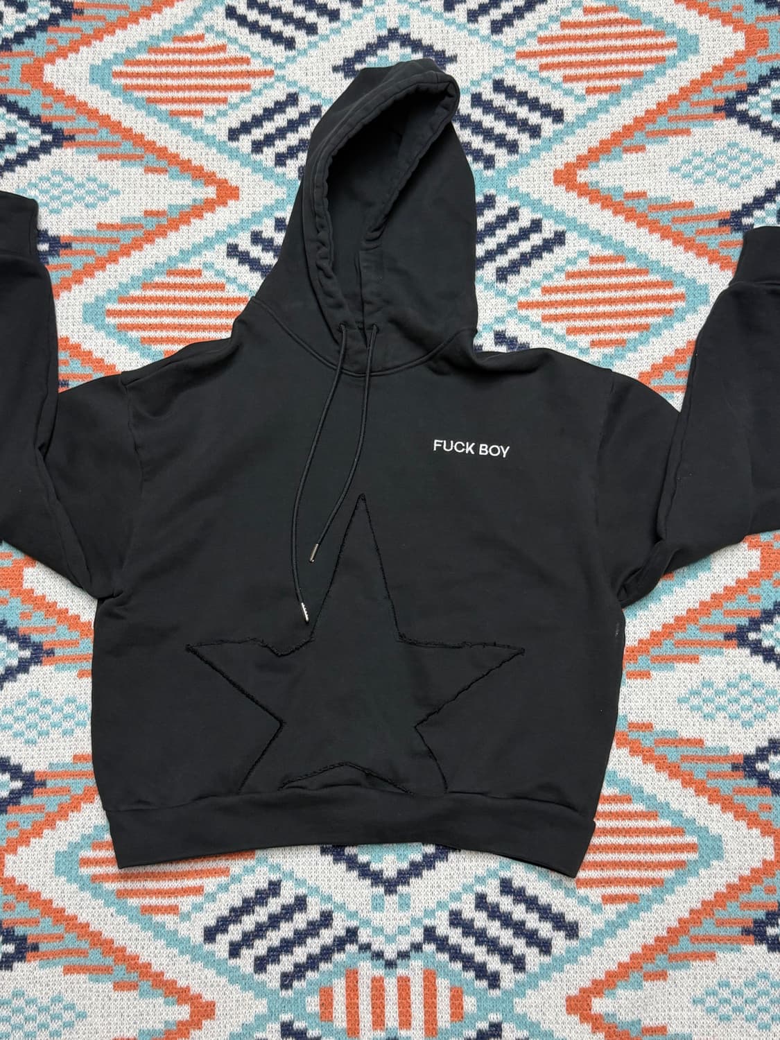 퍽보이 후드티 블랙 상품이미지1