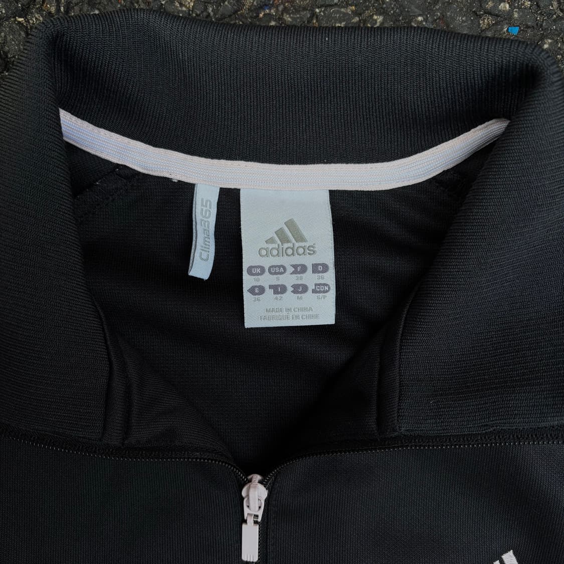 00s 아디다스 블랙 포인트 라인 올드스쿨 져지 M 상품이미지7