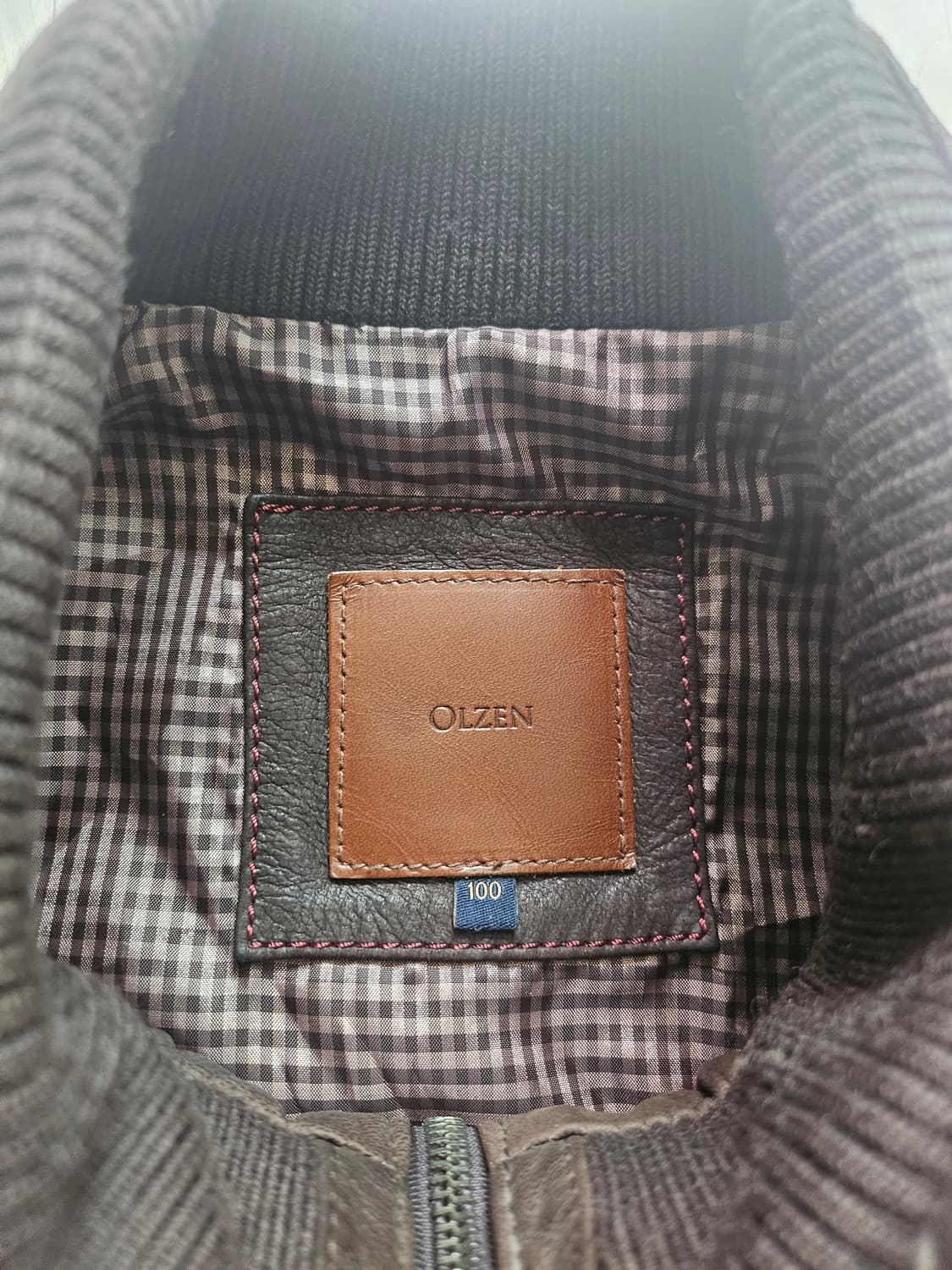 올젠 산양가죽자켓 상품이미지2