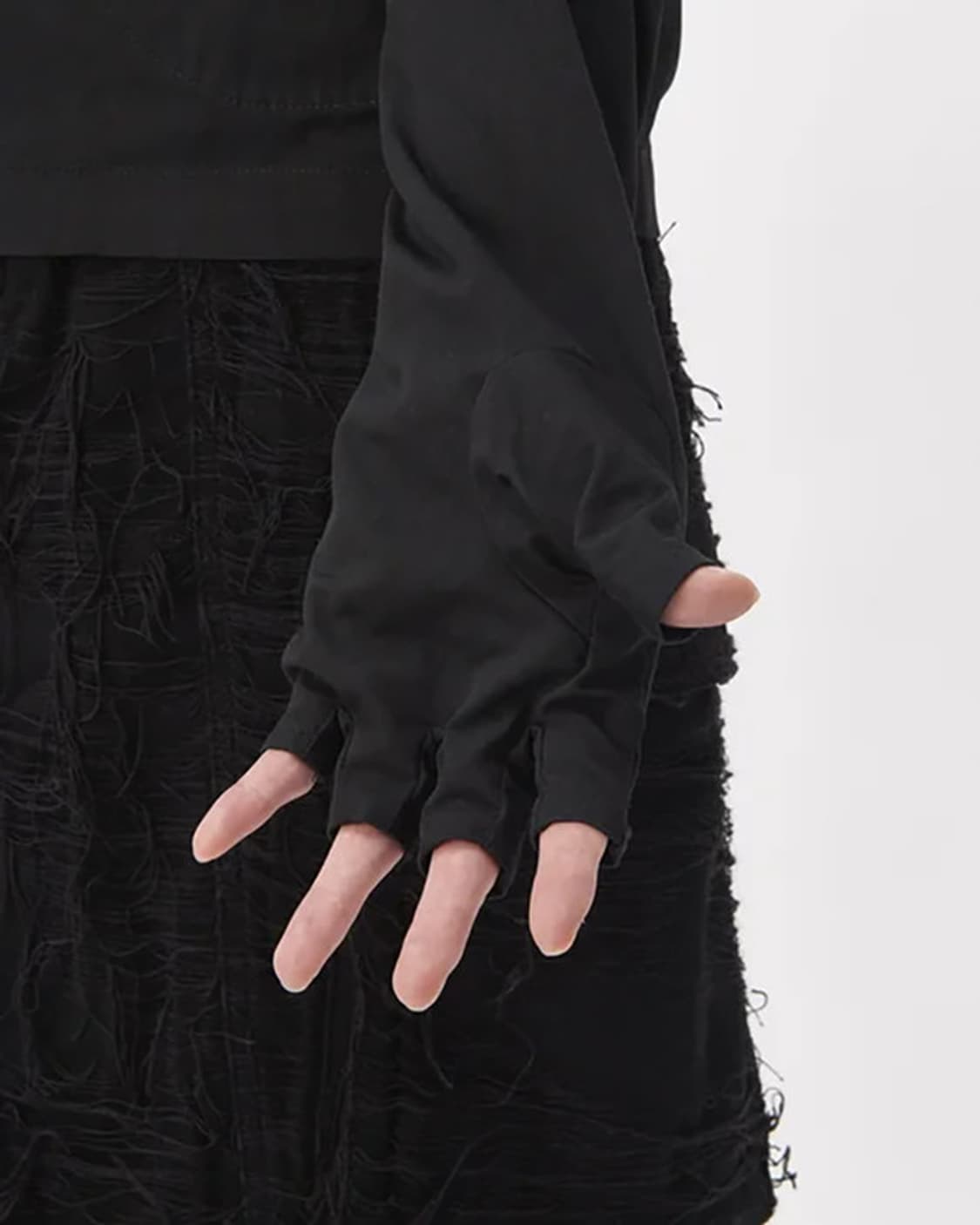 트러블드 워터스 글로브 하이넥 더블집업 자켓 상품이미지3