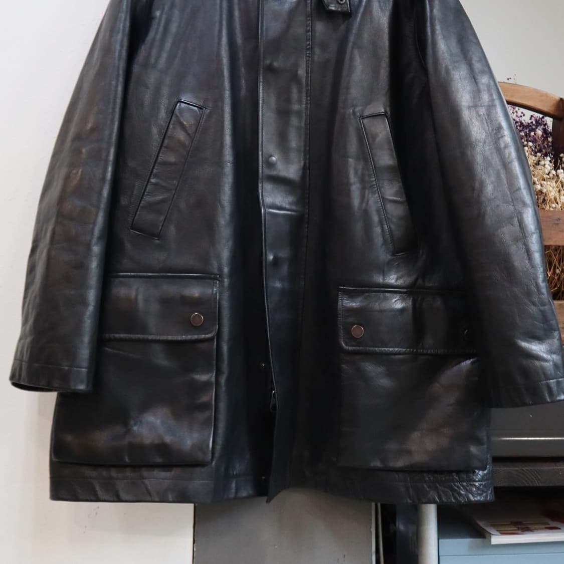 폴로 리얼레더 필드 자켓 상품이미지3