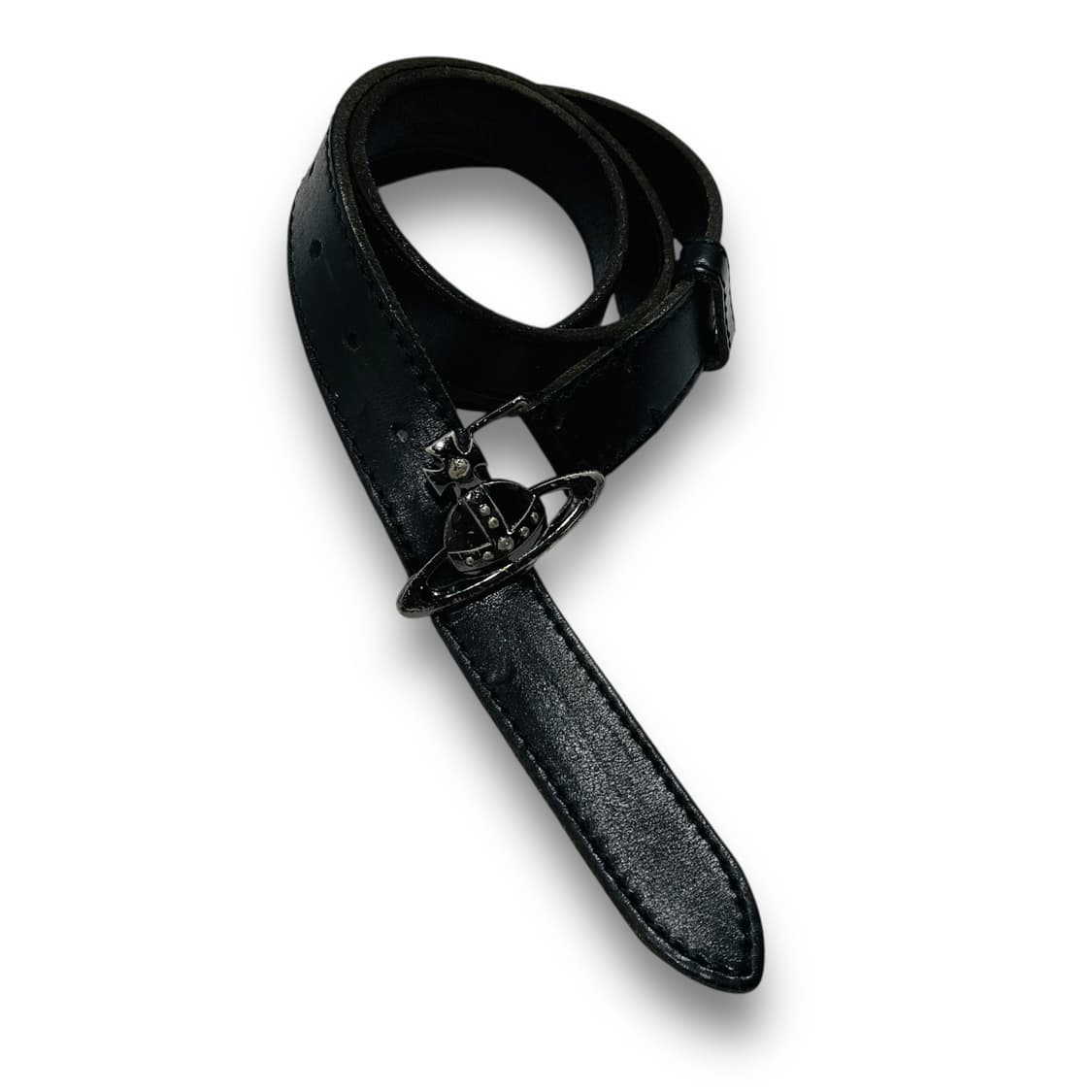 비비안 웨스트우드 ORB 버클 락시크 슬림 가죽 벨트 상품이미지2