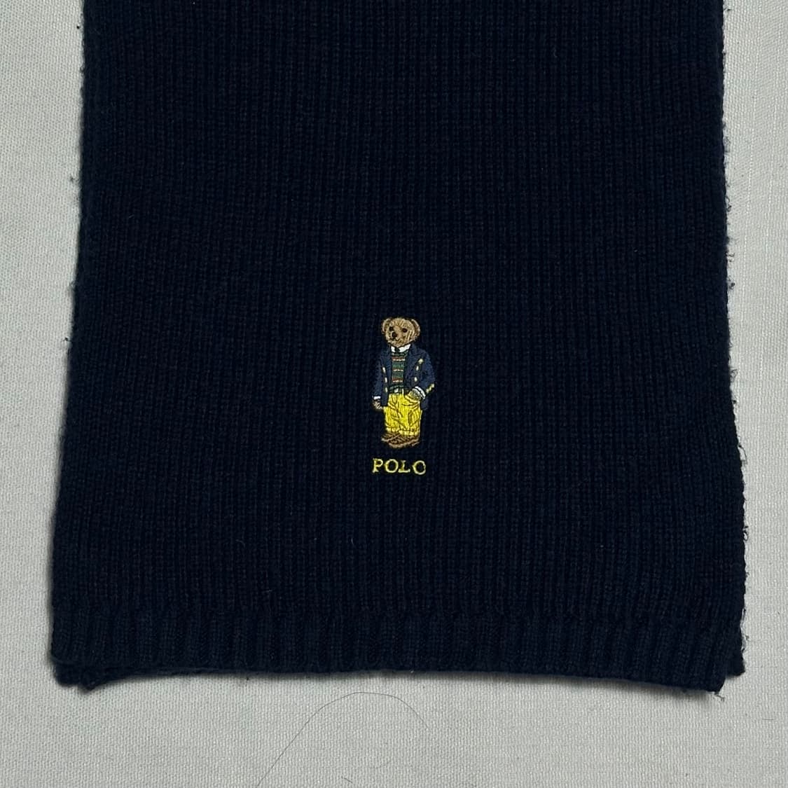 OS 폴로랄프로렌 폴로 베어 네이비 머플러 상품이미지1