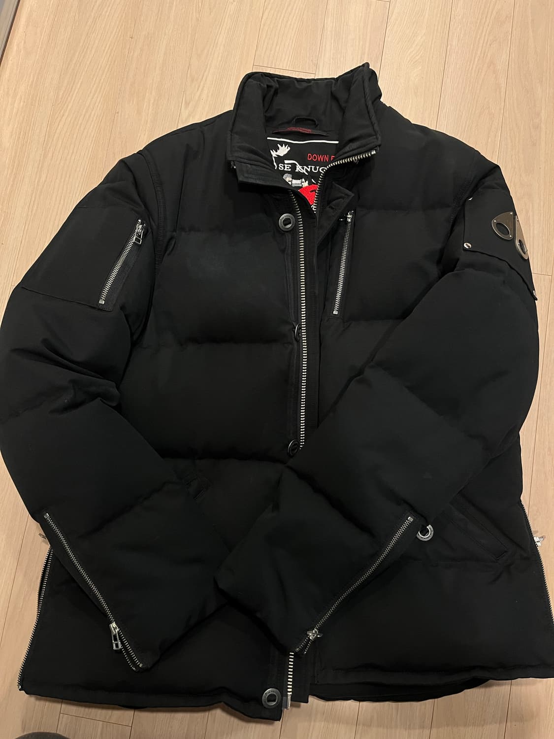 무스너클 블랙 패딩 xl  상품이미지1