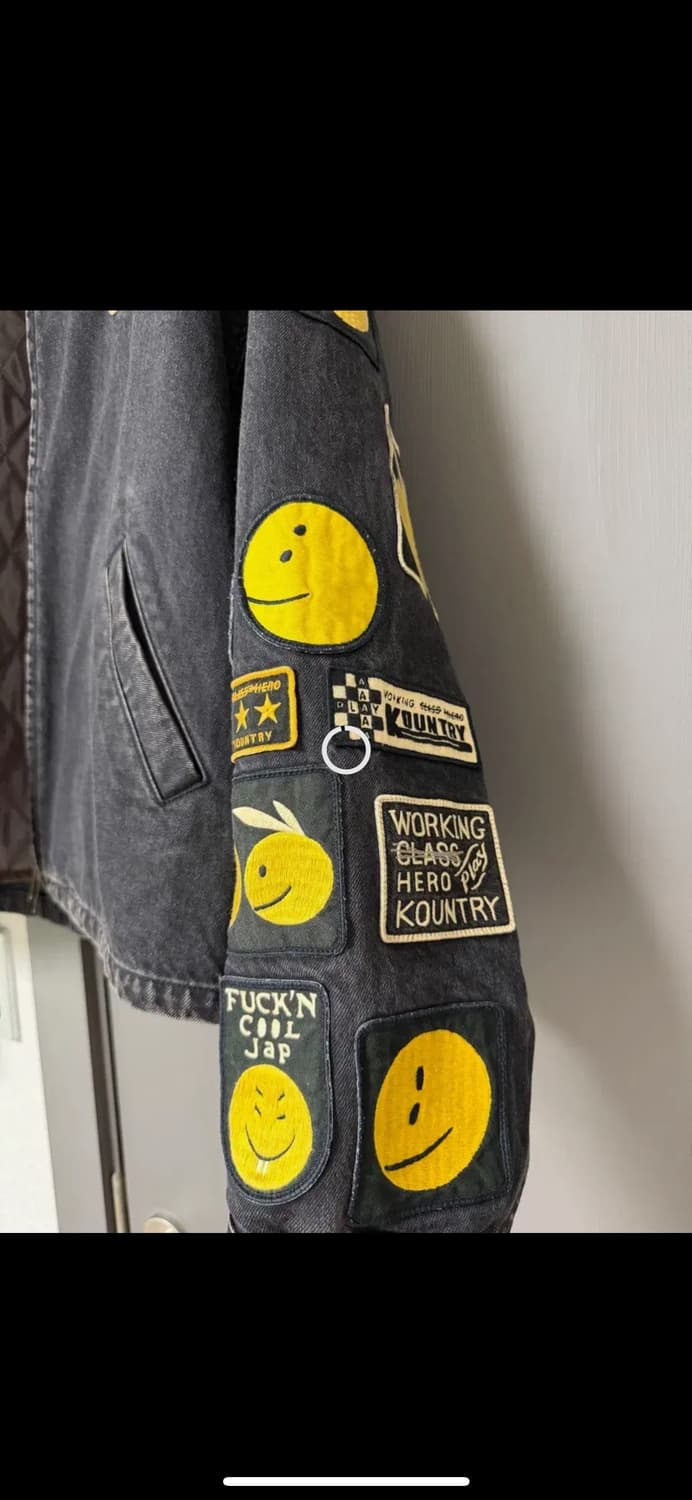 캐피탈 스마일 드리즐러 데님 자켓 상품이미지3