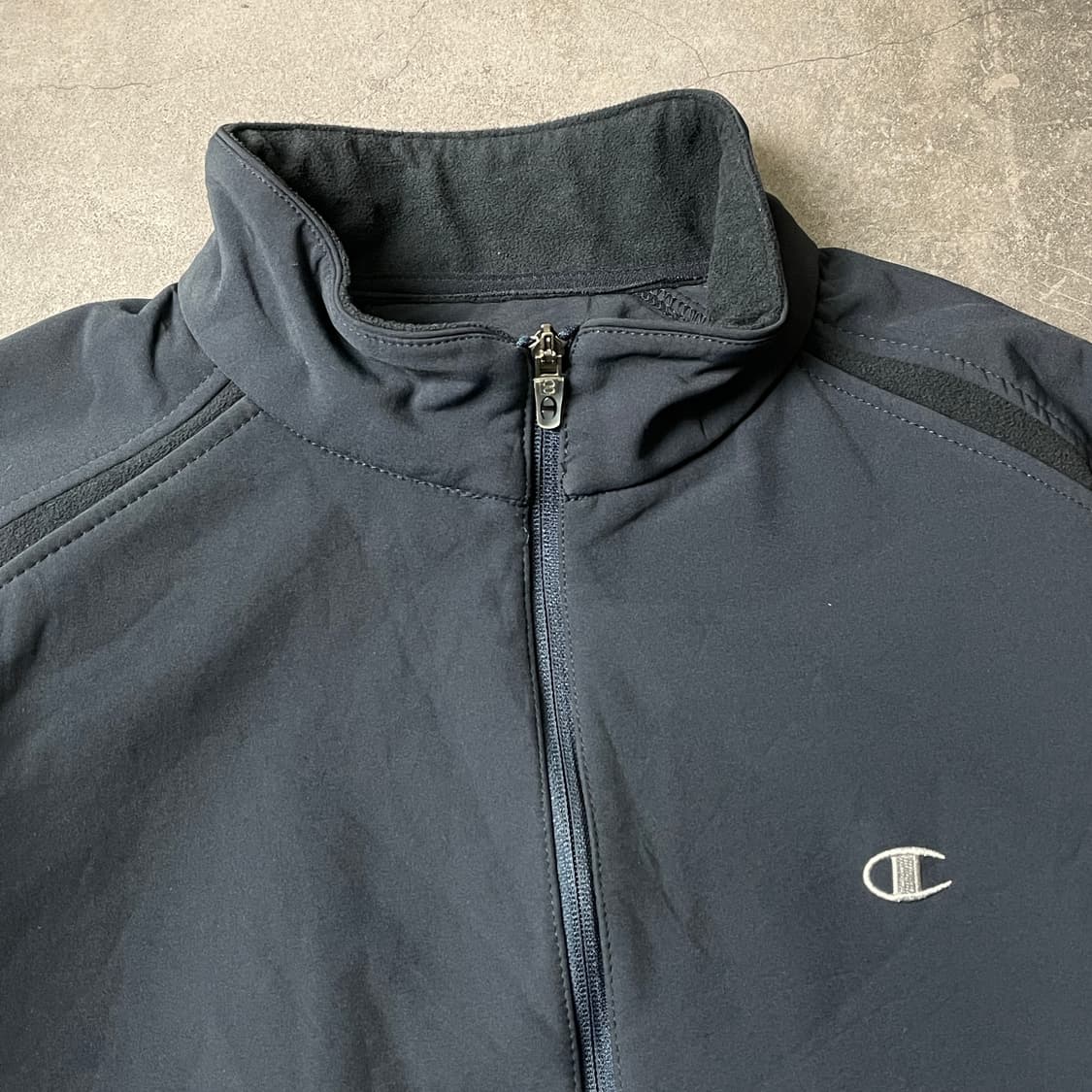 CHAMPION 챔피온 빈티지 네이비 플리스 자켓 A00544 상품이미지3