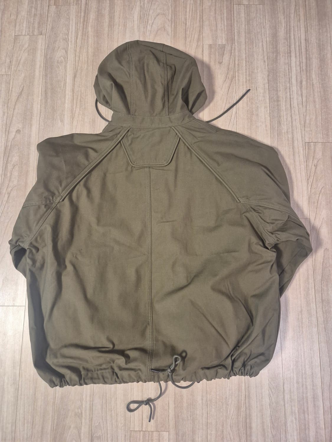 준지 코튼 스트링 래글런 슬리브 후디 셔츠 상품이미지2