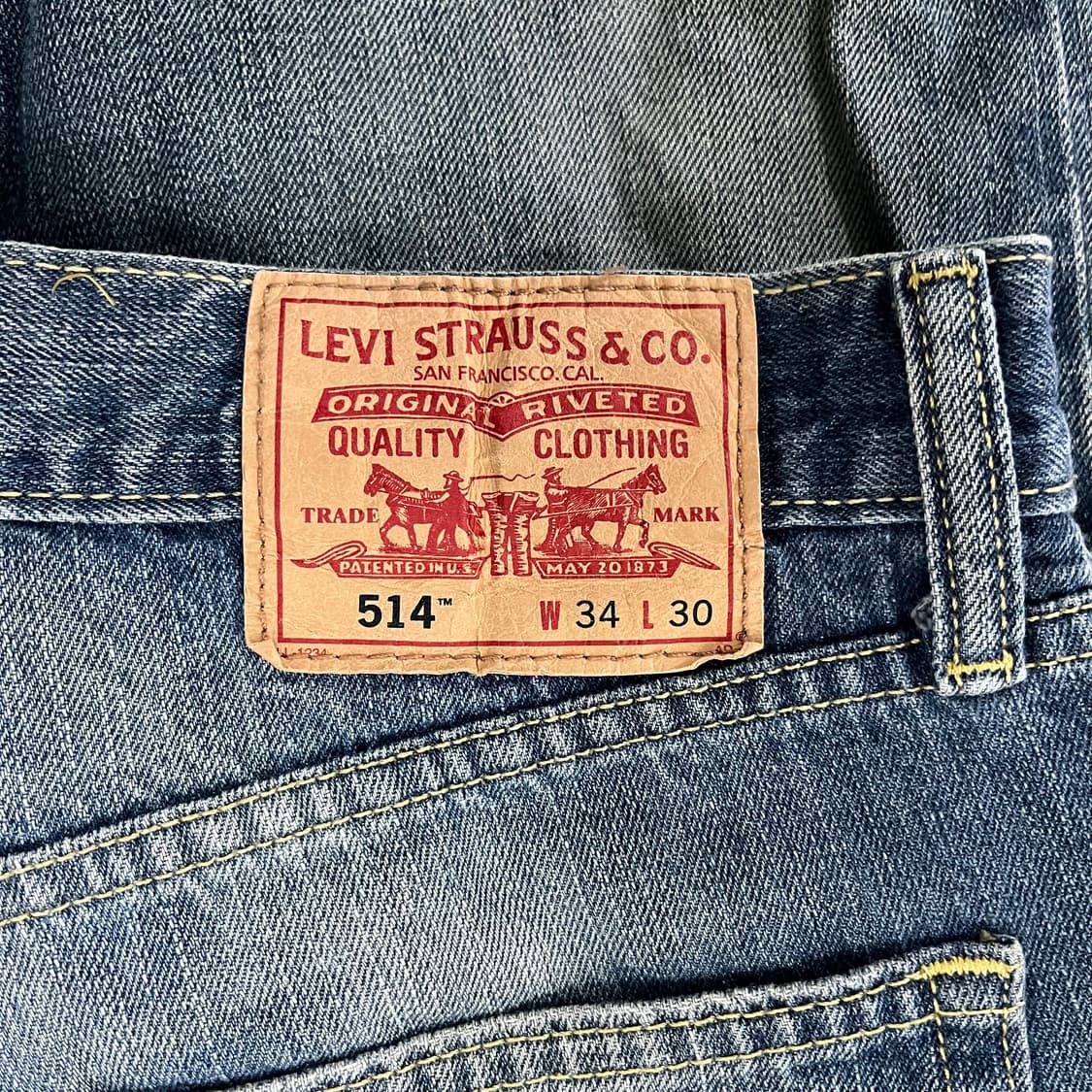 34 리바이스 514 슬림 데님 청바지 0130M2 상품이미지4