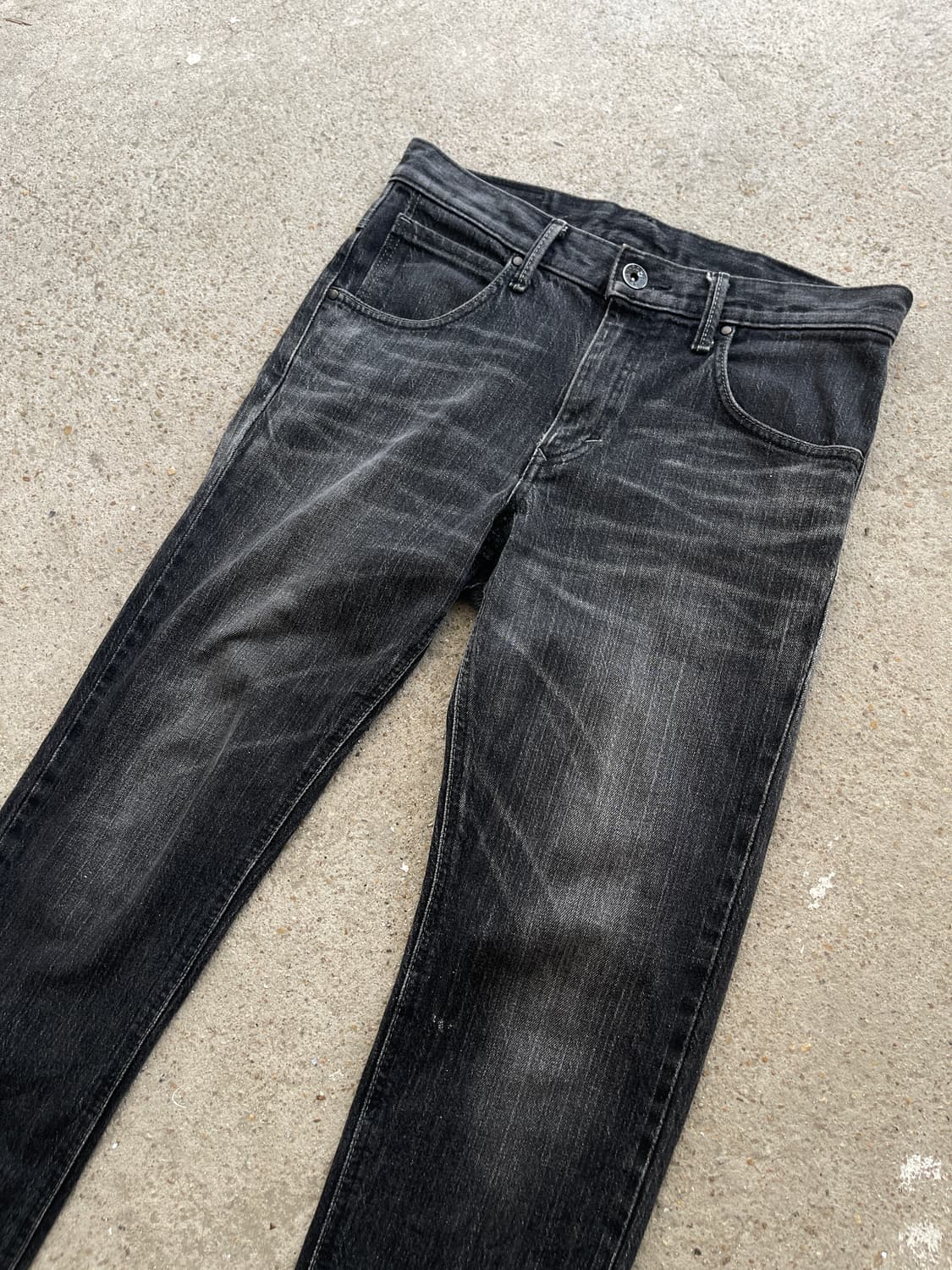 back zipper grey jean 상품이미지4