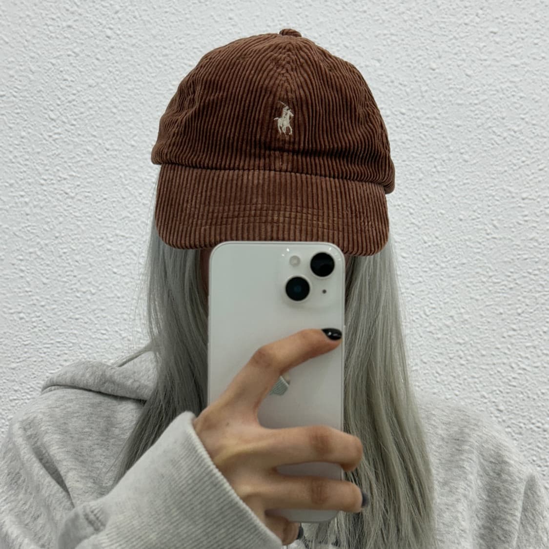 폴로 랄프로렌 베이지포니 브라운 코듀로이 볼캡 상품이미지1