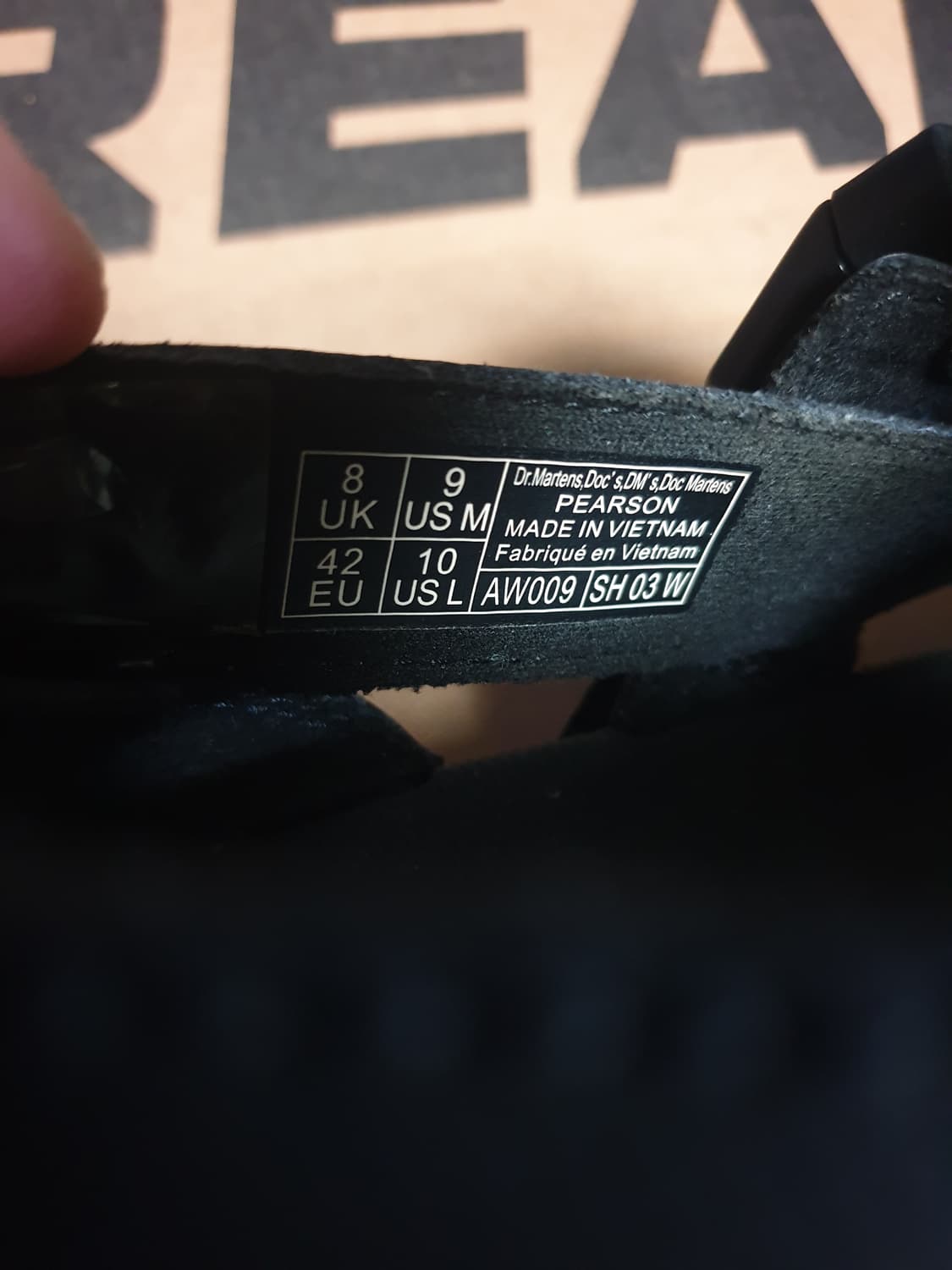 닥터마틴 피어슨 샌들 블랙 UK8 (270) 상품이미지6