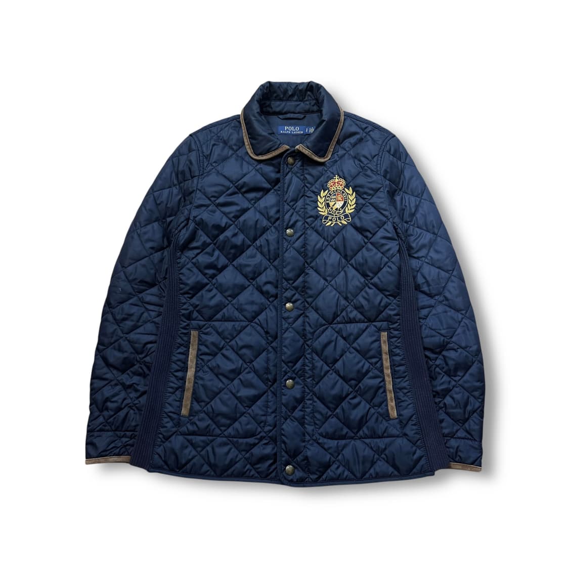 폴로 랄프로렌 네이비 다이아몬드 퀄팅 자켓  상품이미지1
