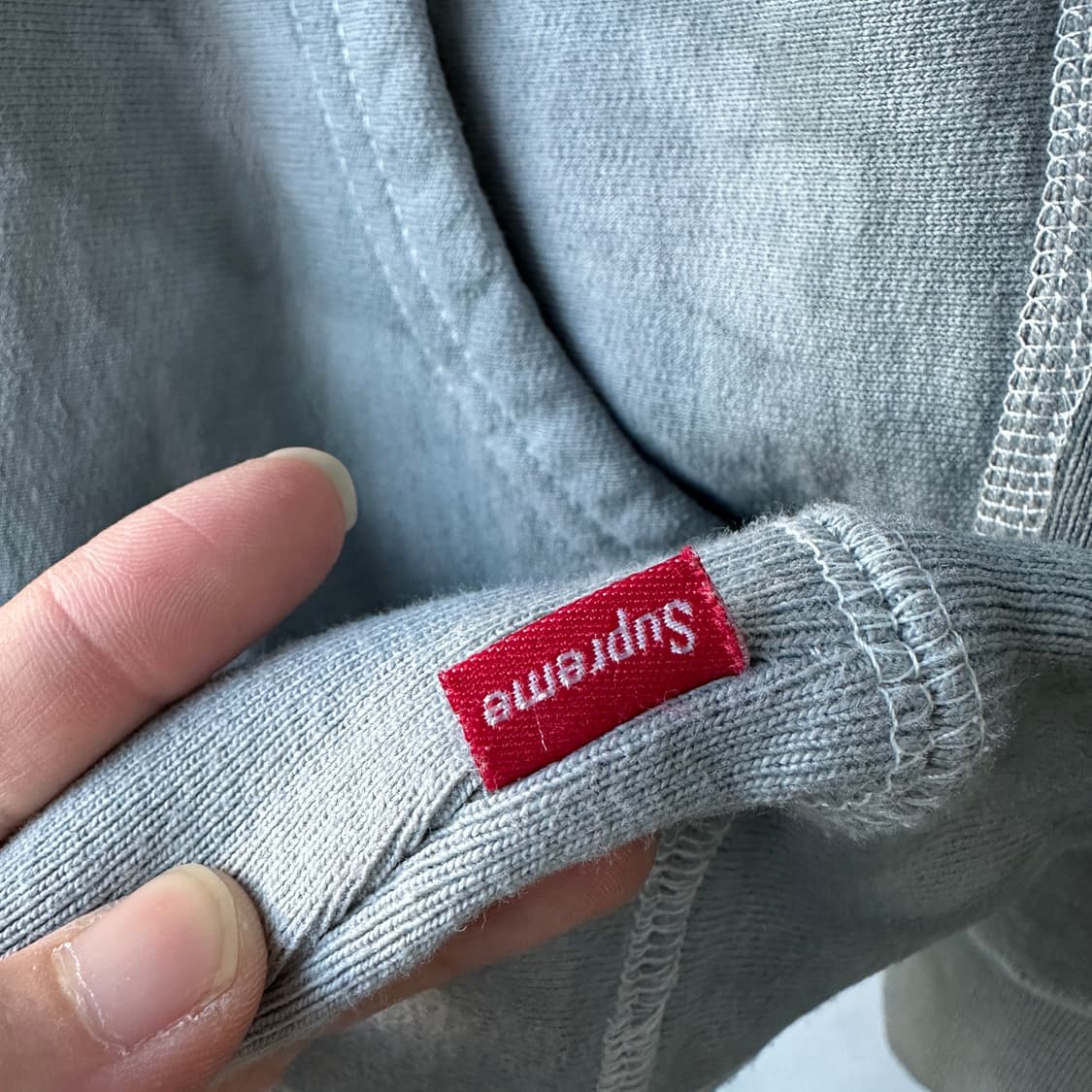 슈프림 리플렉티브 스몰 박스 로고 기모 후드 L 상품이미지6