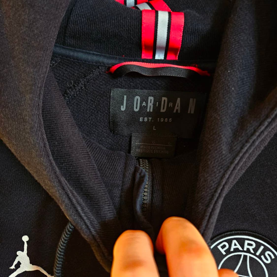 조던(Jordan) x 파리생제르망 후드집업 L 상품이미지6