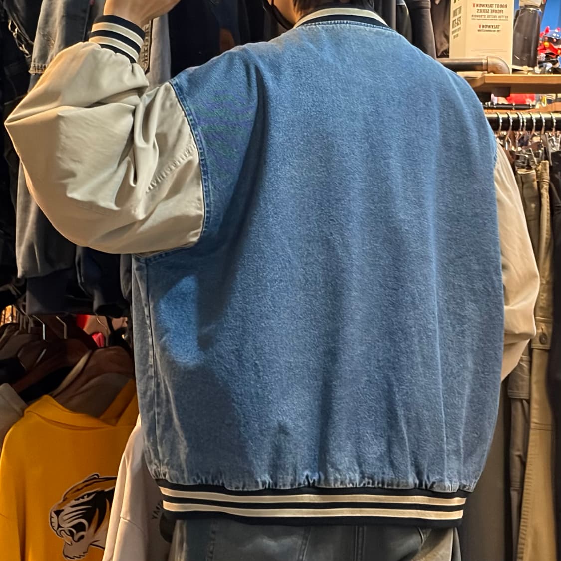[NO.9] VTG 데님 바시티자켓 상품이미지5