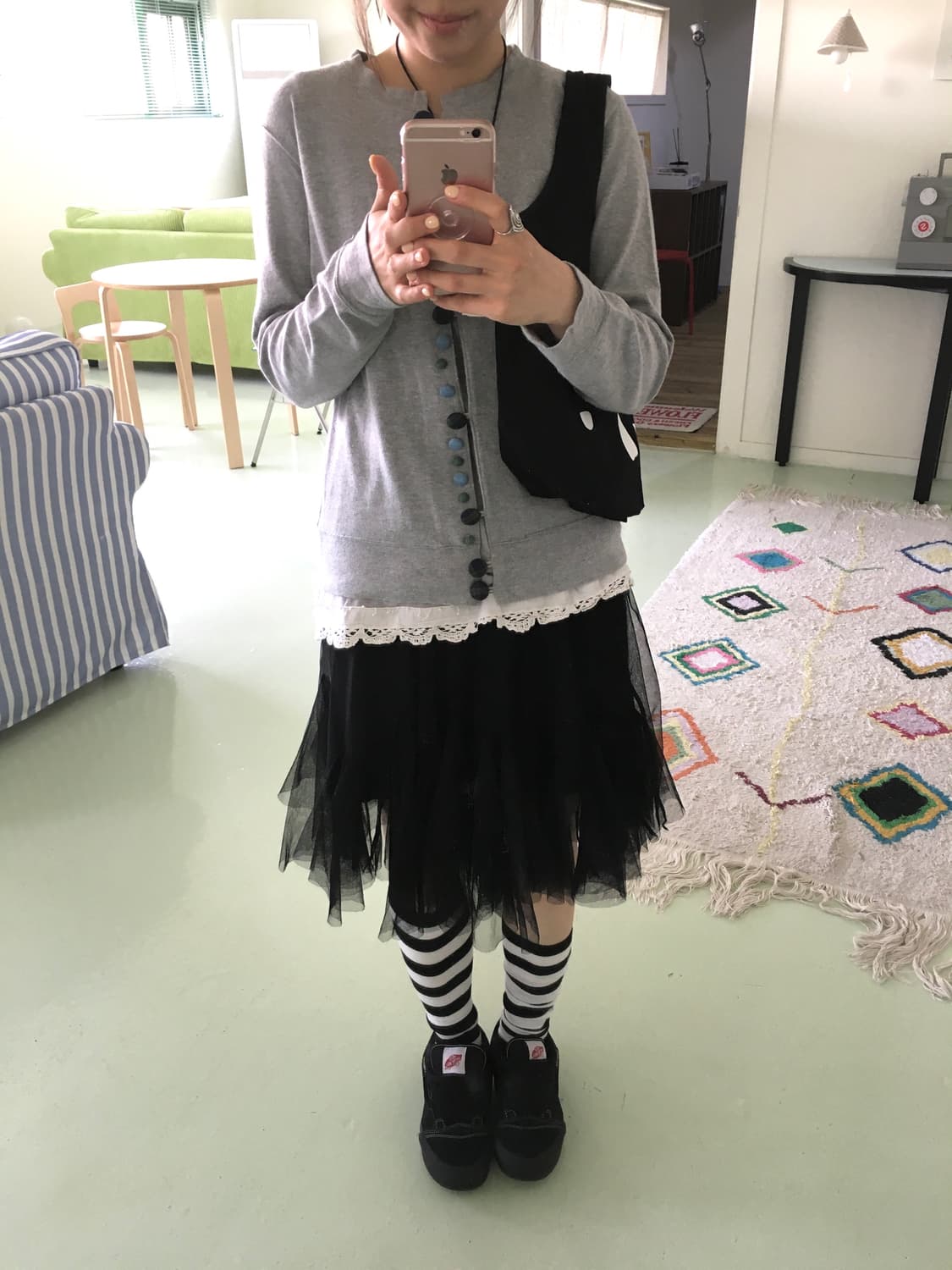 Beams boy button cardigan 상품이미지3
