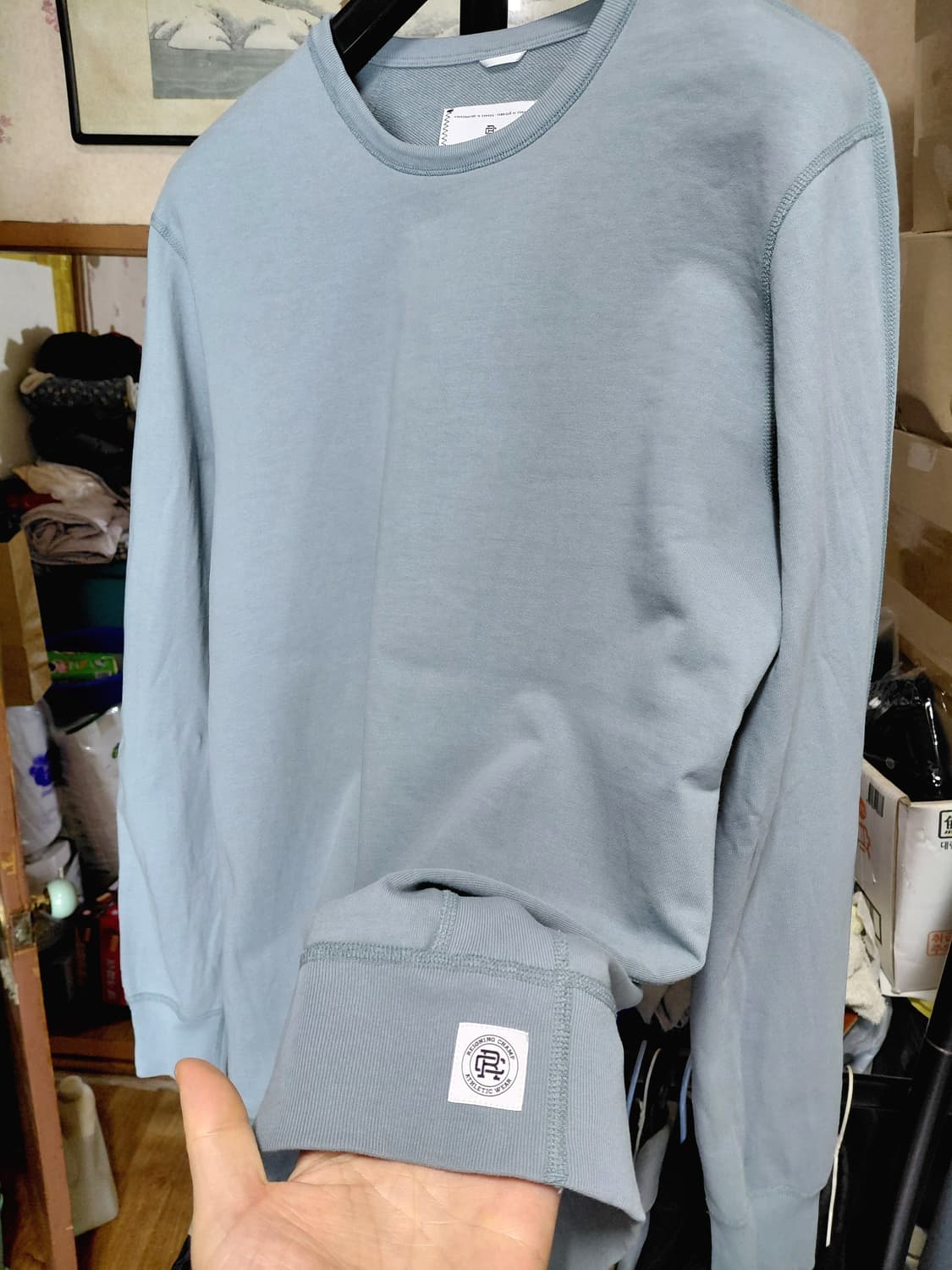 [레이닝챔프]코튼 맨투맨 XL사이즈 상품이미지4