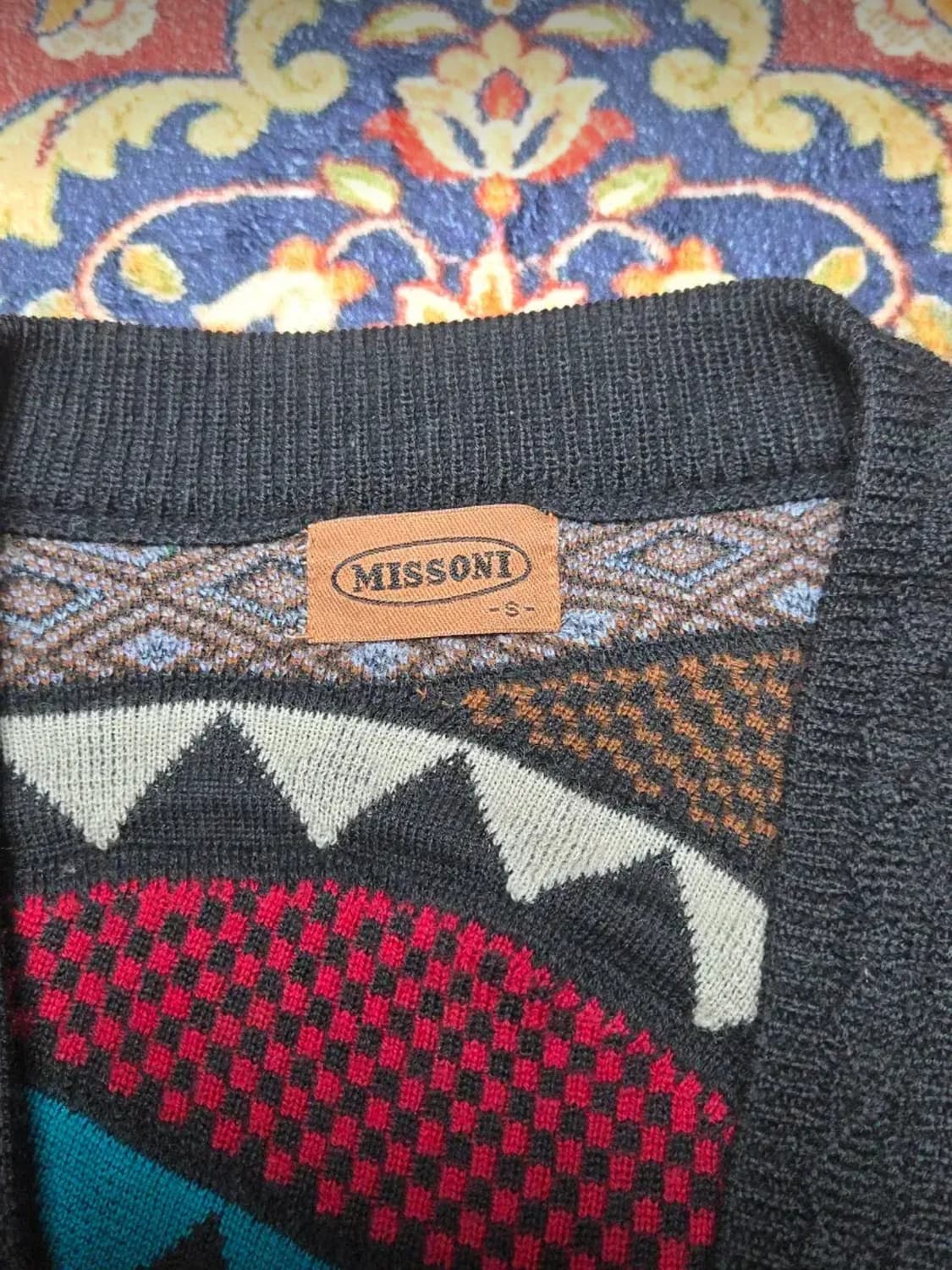 MISSONI (미쏘니) 순수 메리노 울 100% 빈티지 가디건 (S)
 상품이미지4