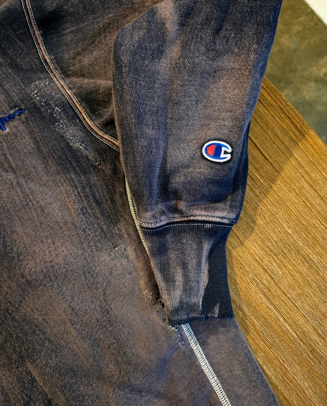Champion Reverse Weave 커스텀 하프 집업 (챔피온) 상품이미지5