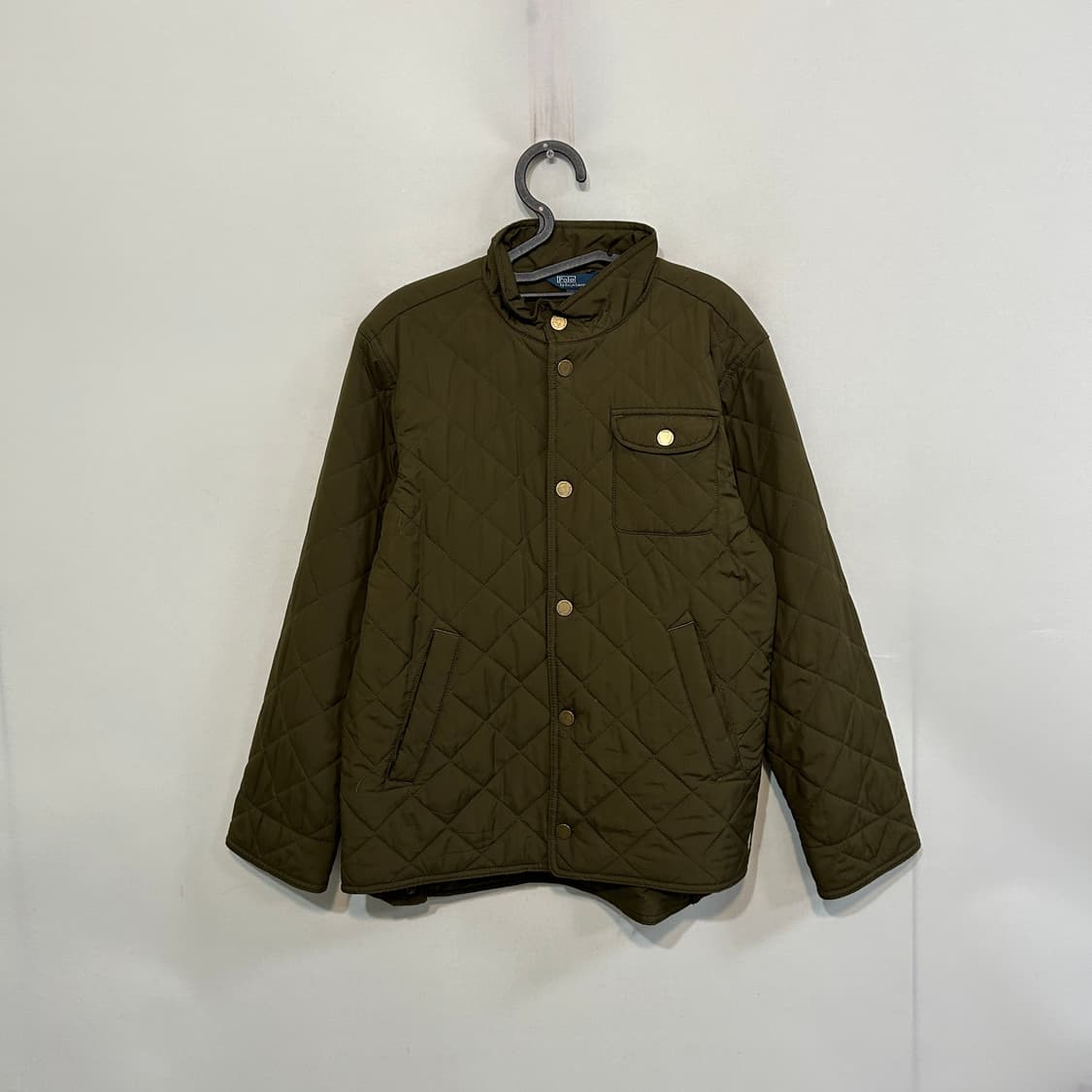 폴로 랄프로렌 여성 퀄팅 자켓 160 55~66 카키색 상품이미지1