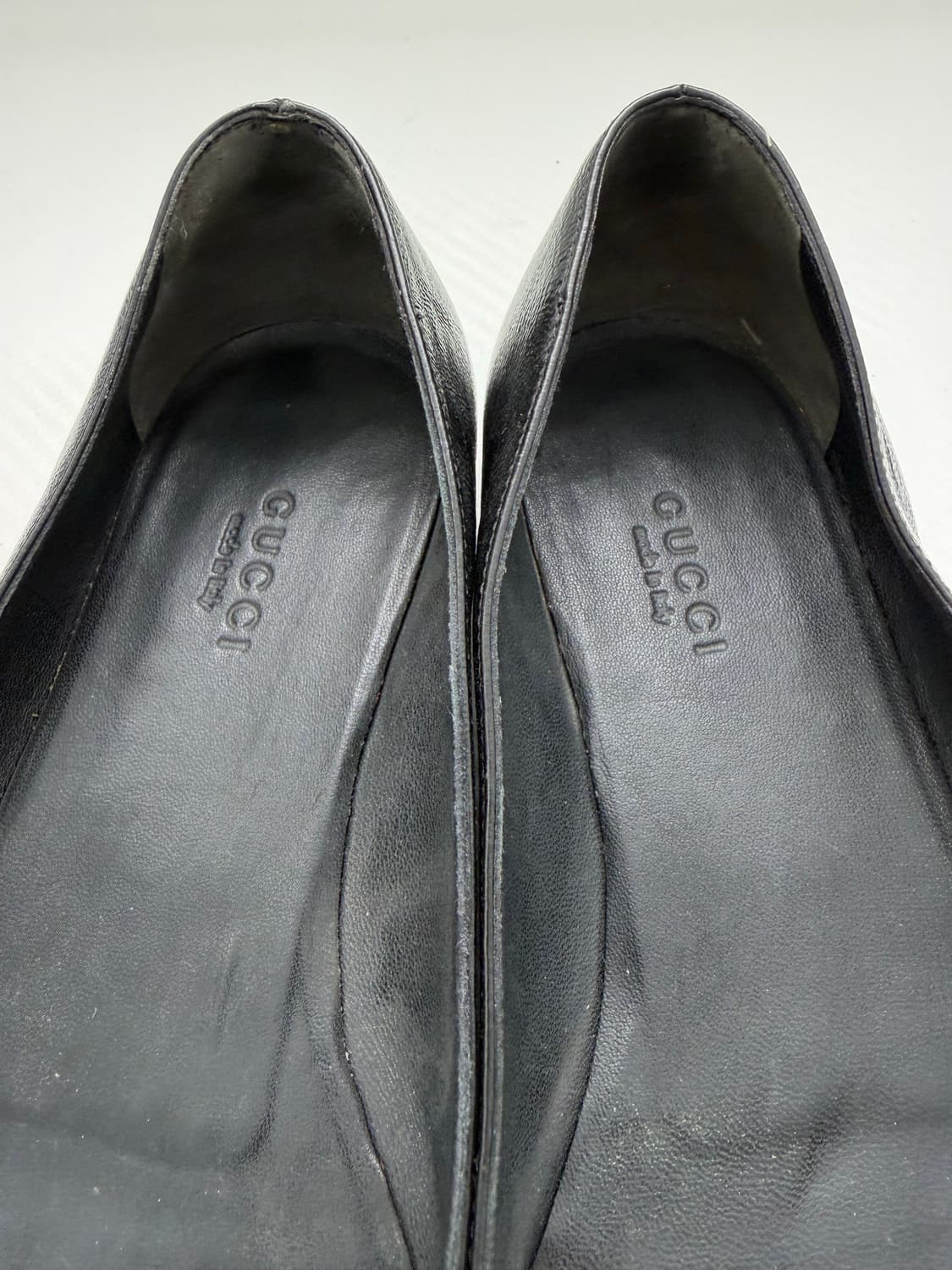 정품) 구찌 홀스빗 블랙 여성 플랫슈즈 36 상품이미지7