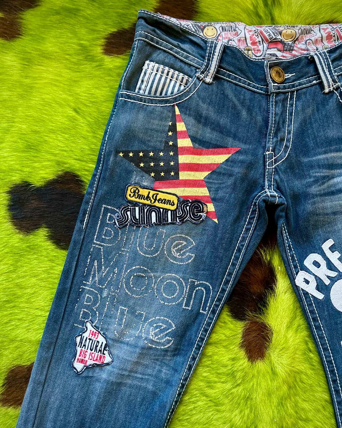 90-00s BLUE MOON BLUE Japan Denim Pants 상품이미지4