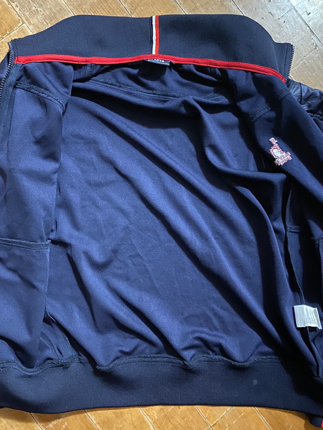 헤지스 스포츠 짚업 트레이닝 상의 네이비 L 상품이미지5