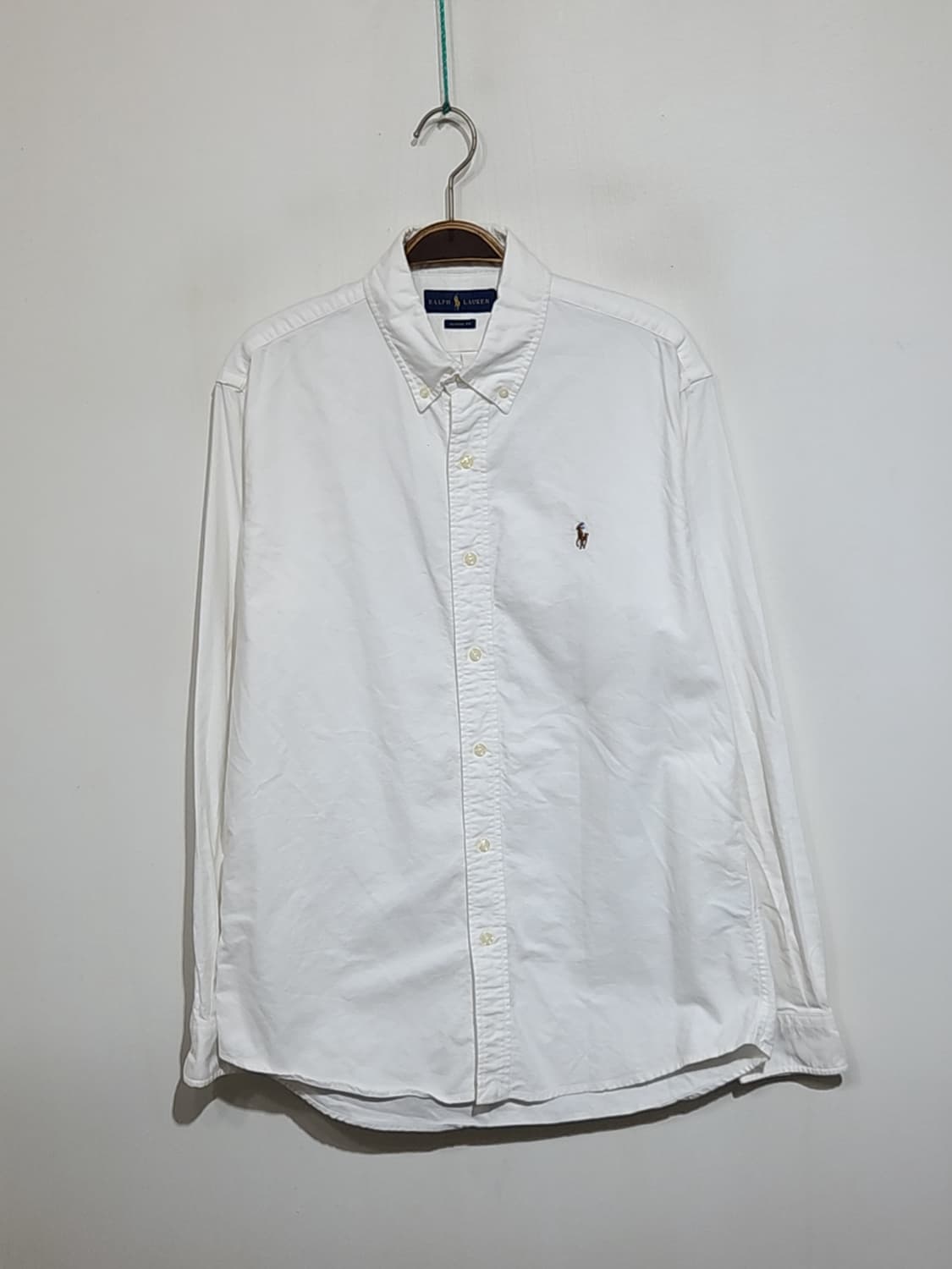 (L) 랄프로렌 폴로 남방 화이트 로고 셔츠 캐주얼  상품이미지1