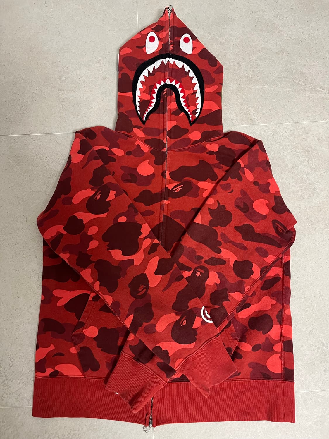 베이프 적계 후드집업 (청담구매 정품) 상품이미지1