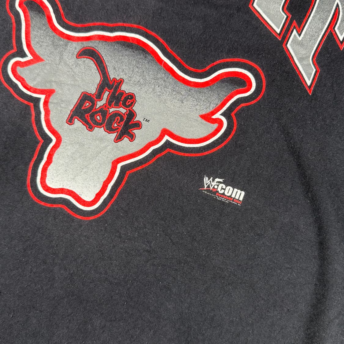 90s WWF WWE 더락 프린팅 반팔 티셔츠 반팔티 상품이미지5