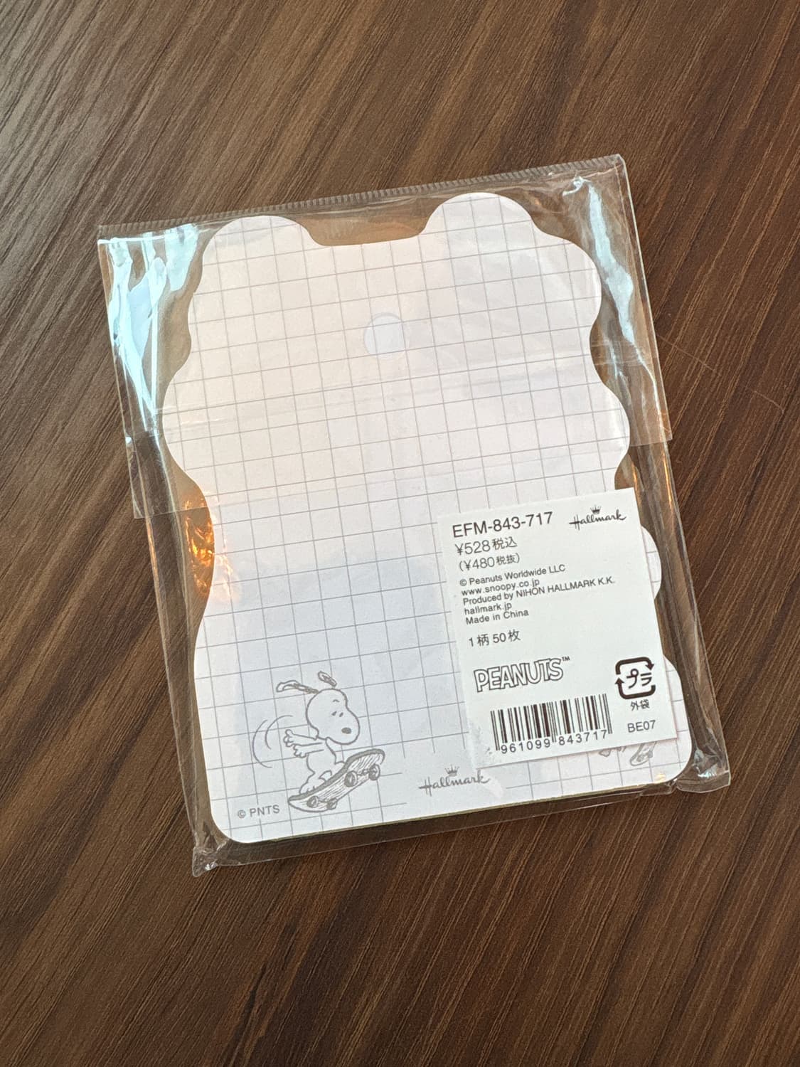 스누피 메모지 상품이미지2