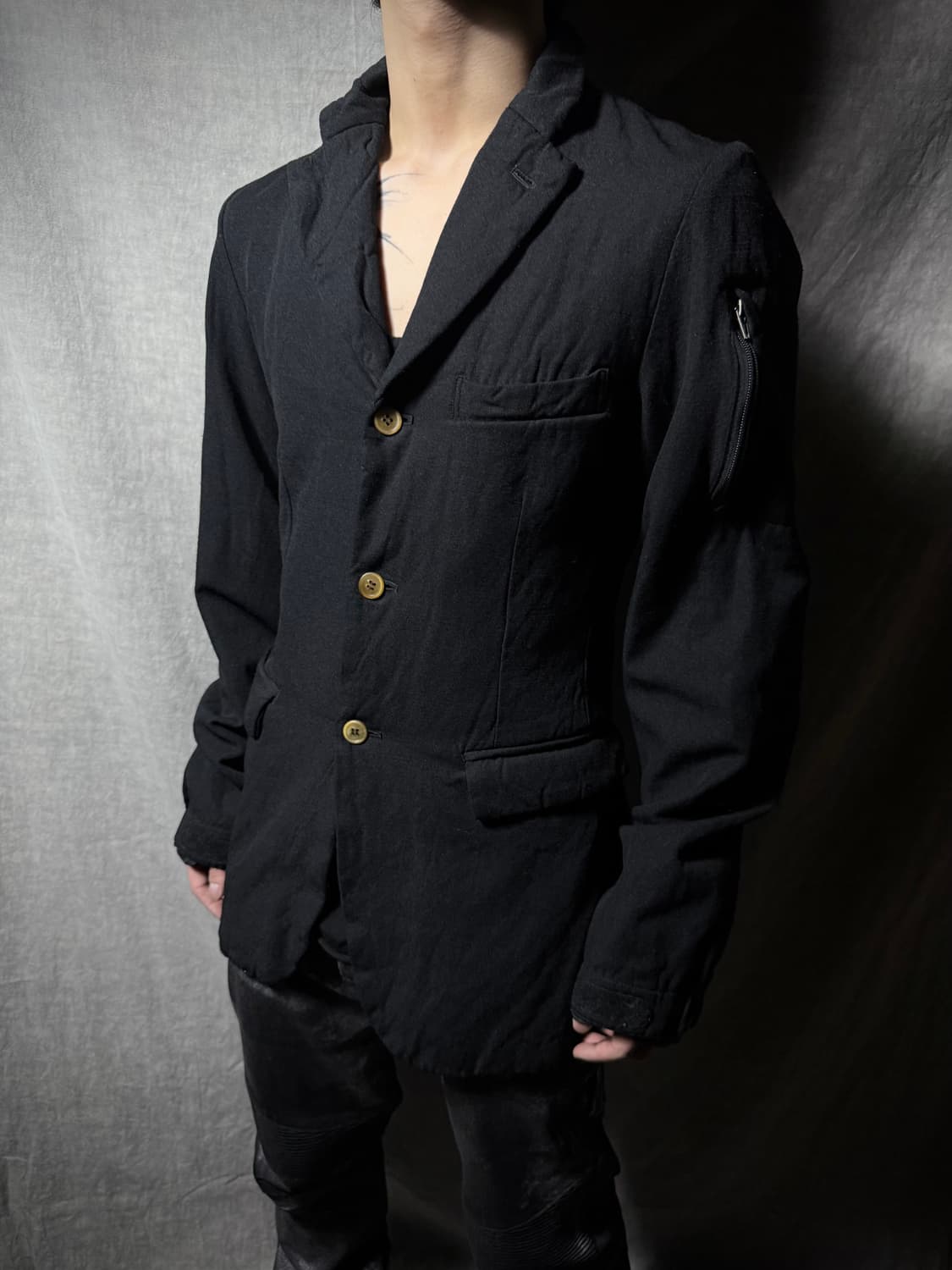 Comme des Garçons Homme Plus Back zip Bl 상품이미지2