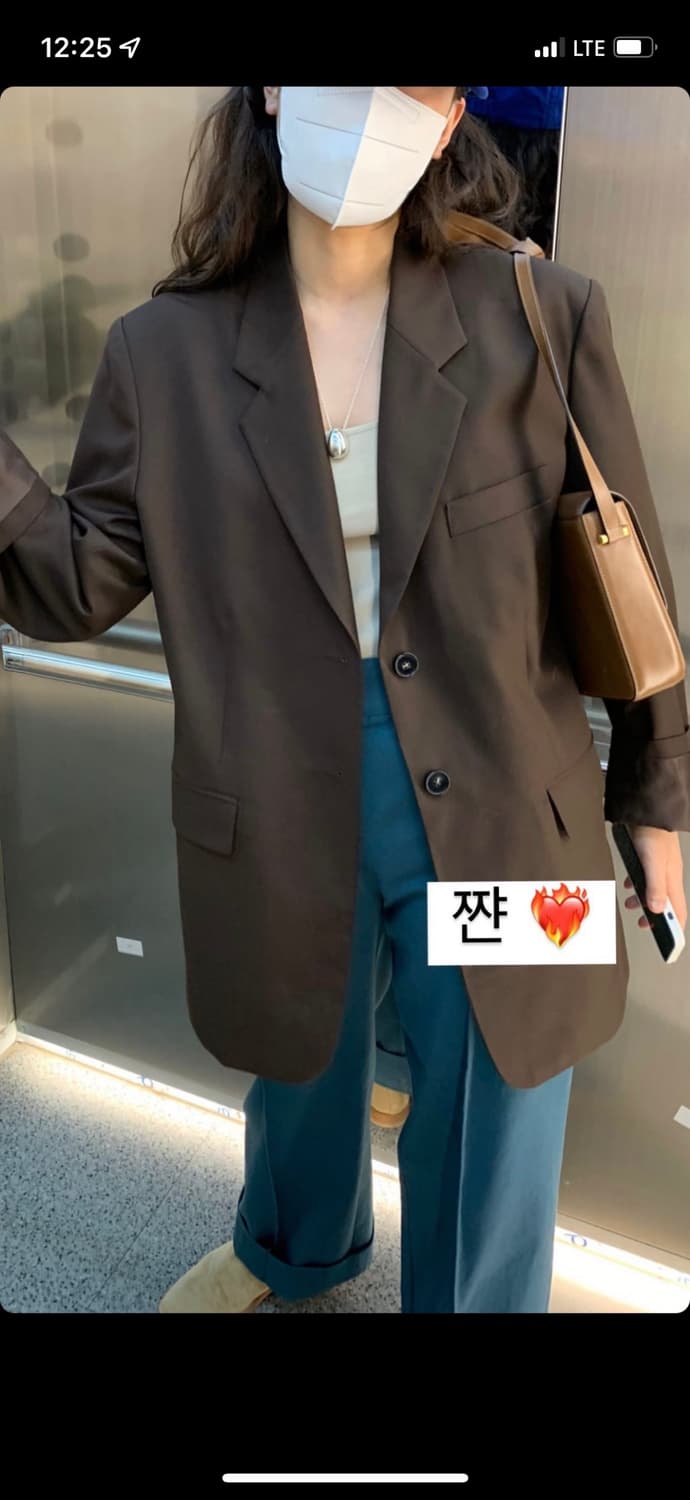 에토스 베이직 자켓 브라운 상품이미지1