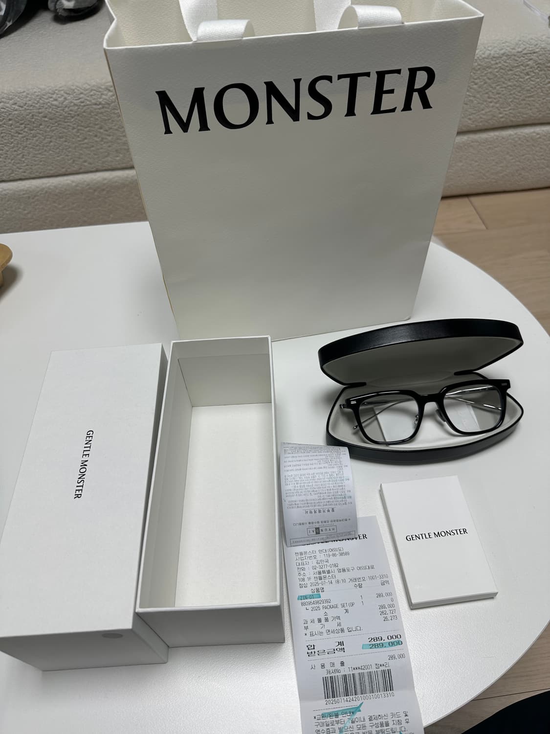 젠틀몬스터 진 zin 택포 (새상품 실착0회) 상품이미지1