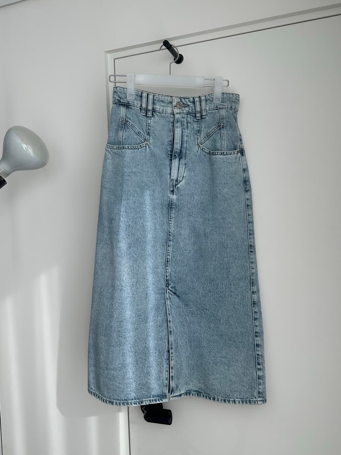 이자벨마랑 데님 미디 스커트 상품이미지2