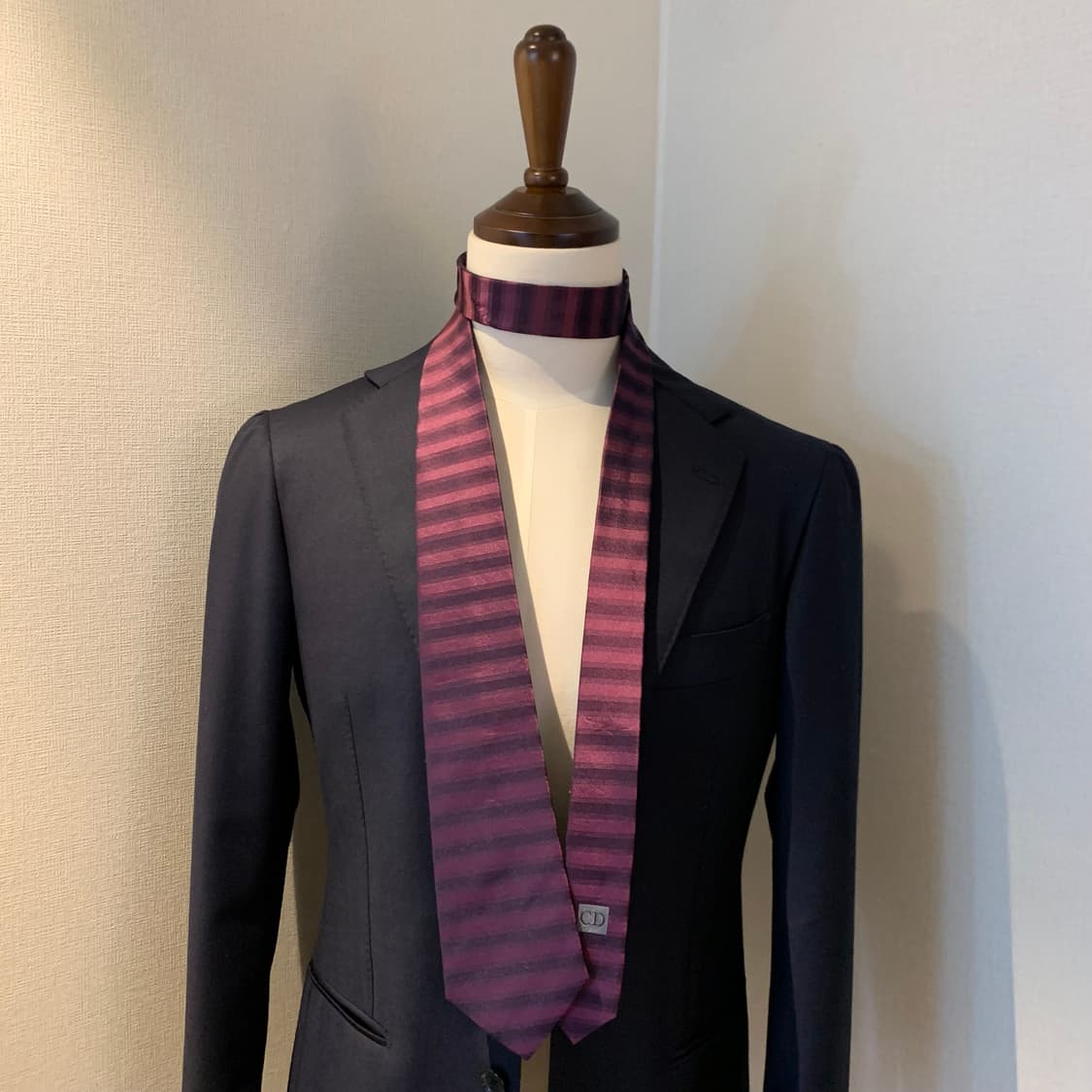 디올 옴므 신형 명품넥타이 스트라이프 100실크 8.5cm 상품이미지1