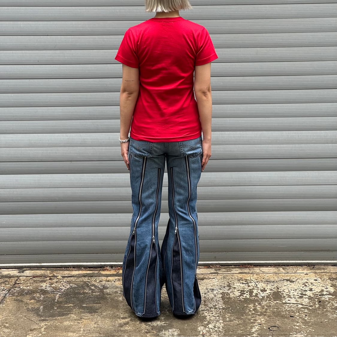 Velour Patch T-shirt Red  상품이미지9