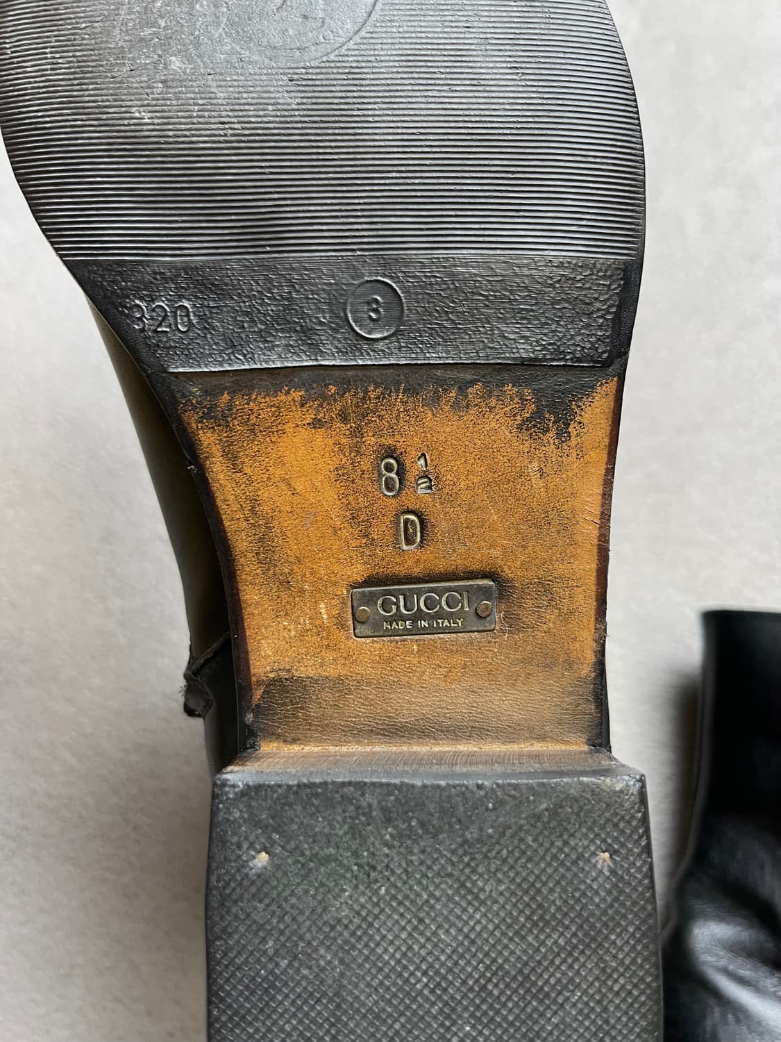 [8.5] VTG 구찌 레더부츠 -265-270  상품이미지9