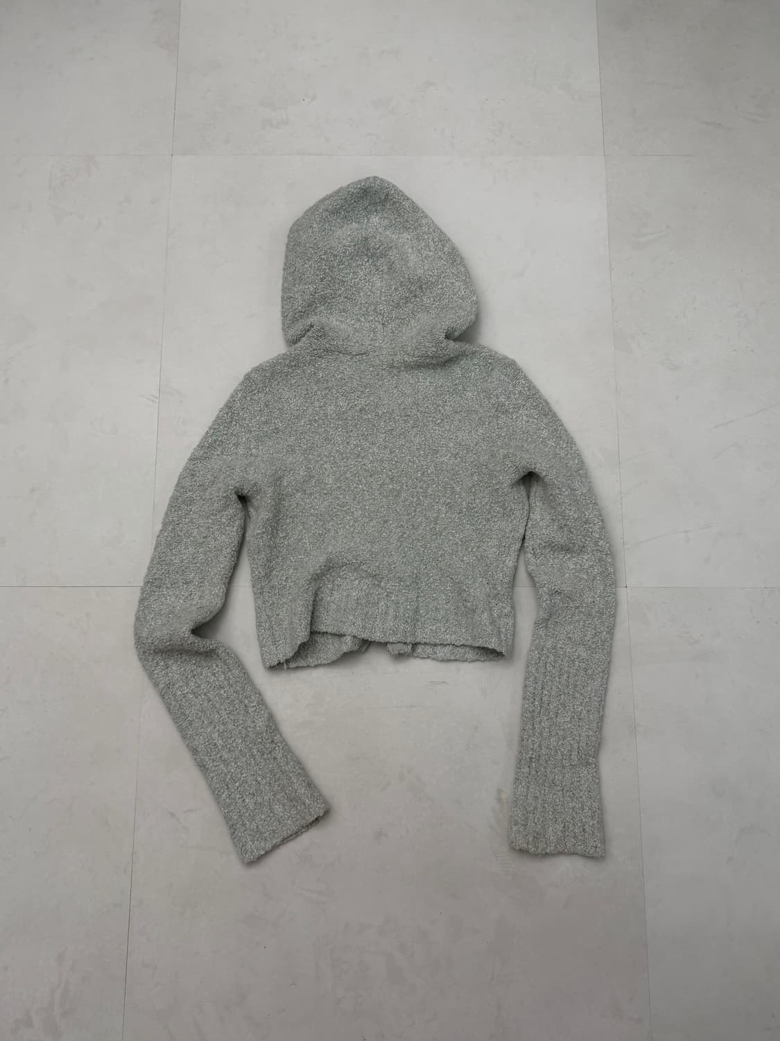 민트 소프트 크롭 후드 집업 상품이미지7