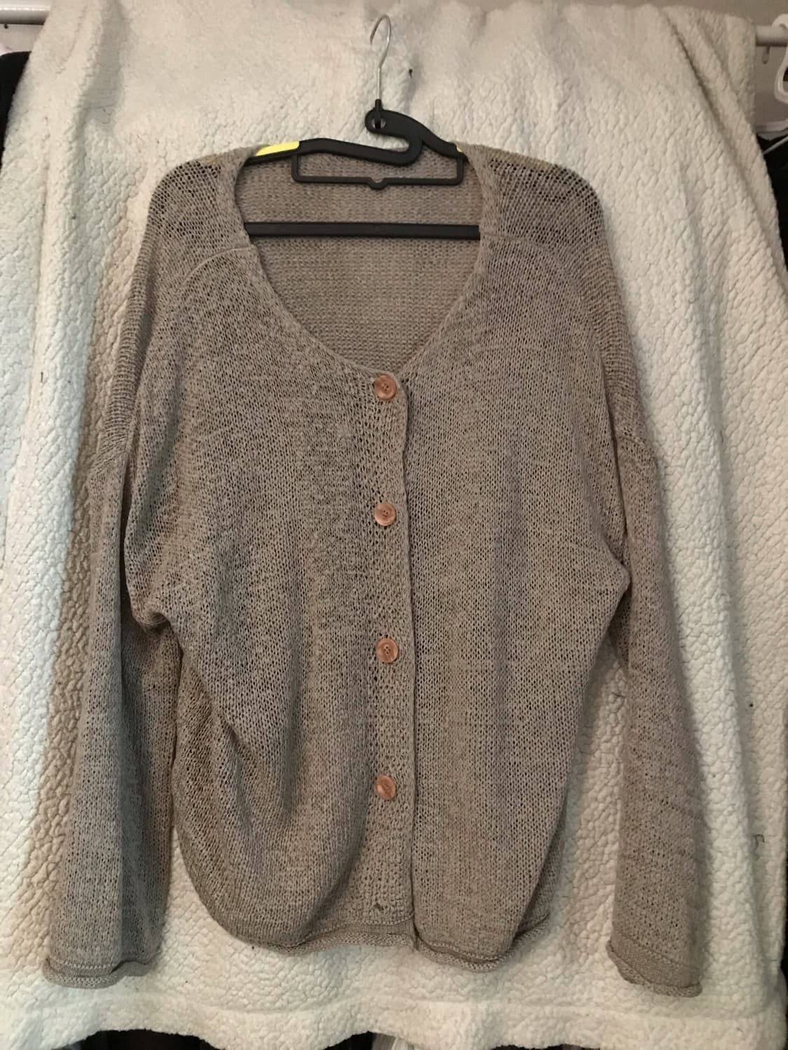 빈티지 브라운 가디건 상품이미지1