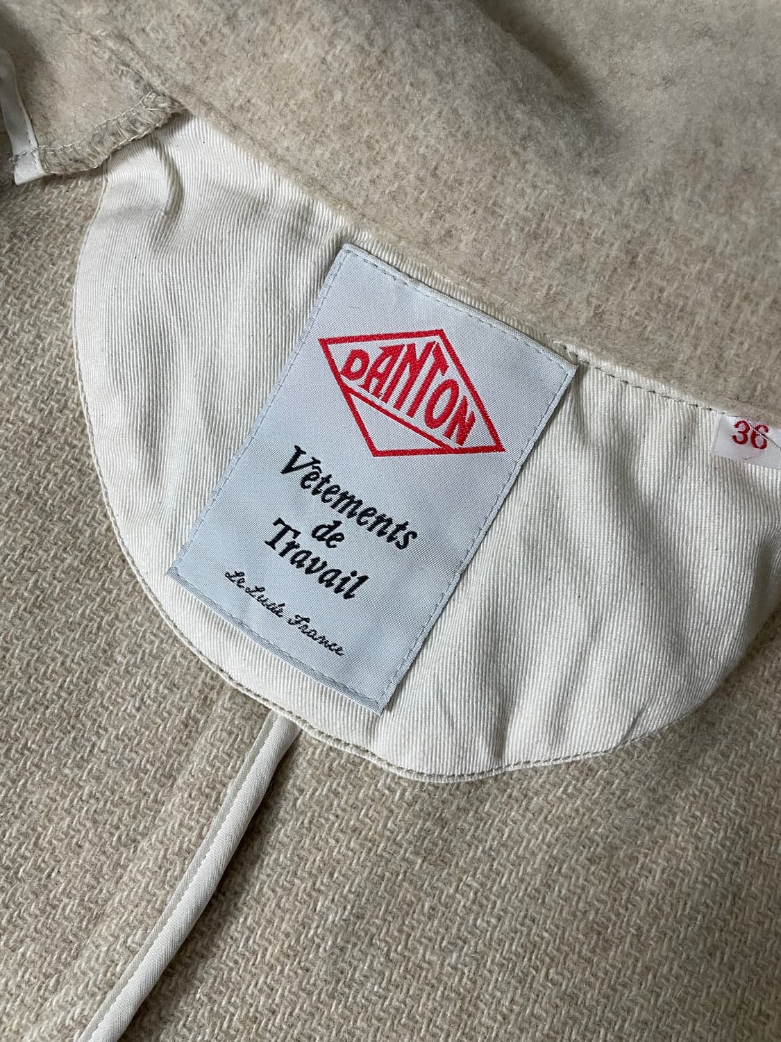 [36] 단톤 울 못사 후드 코트 상품이미지8